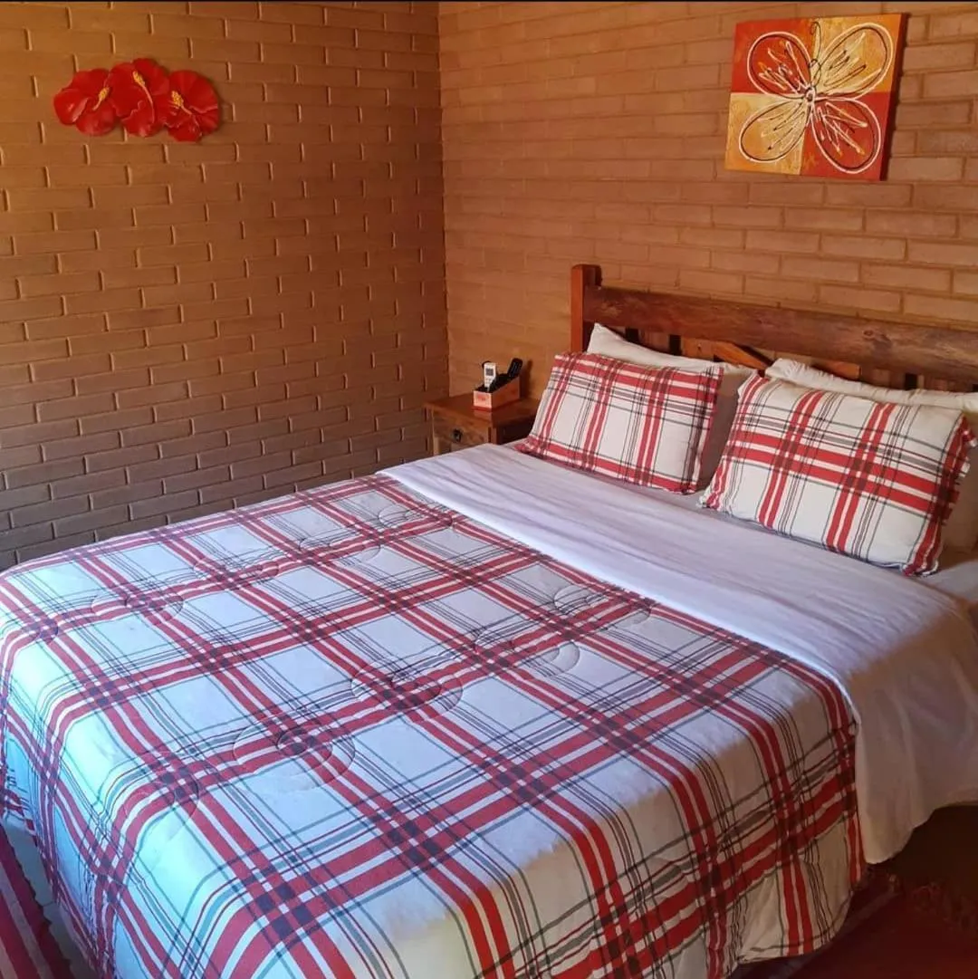 Bed in Pousada Chácara do Rio