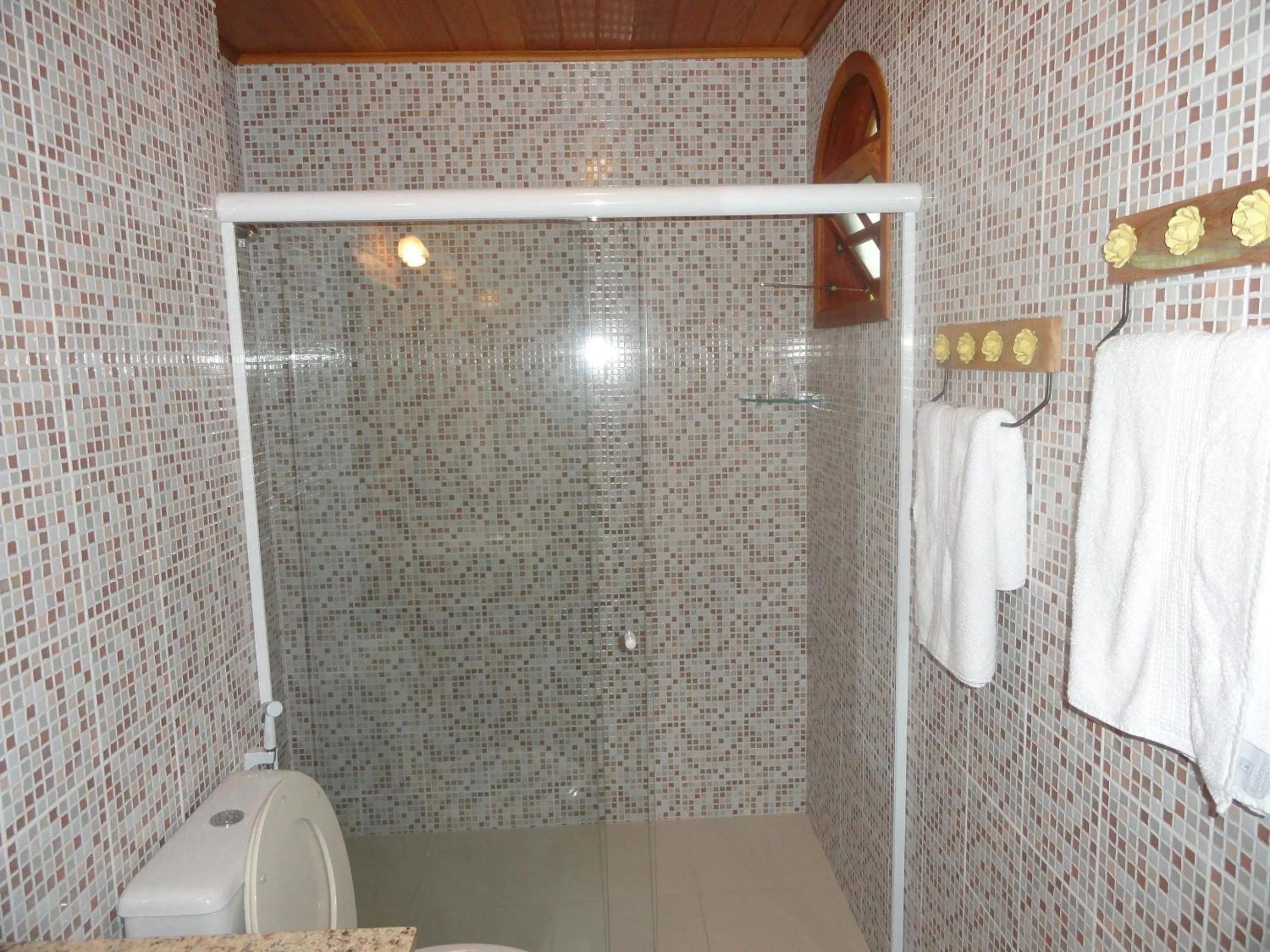 Shower in Pousada Chácara do Rio