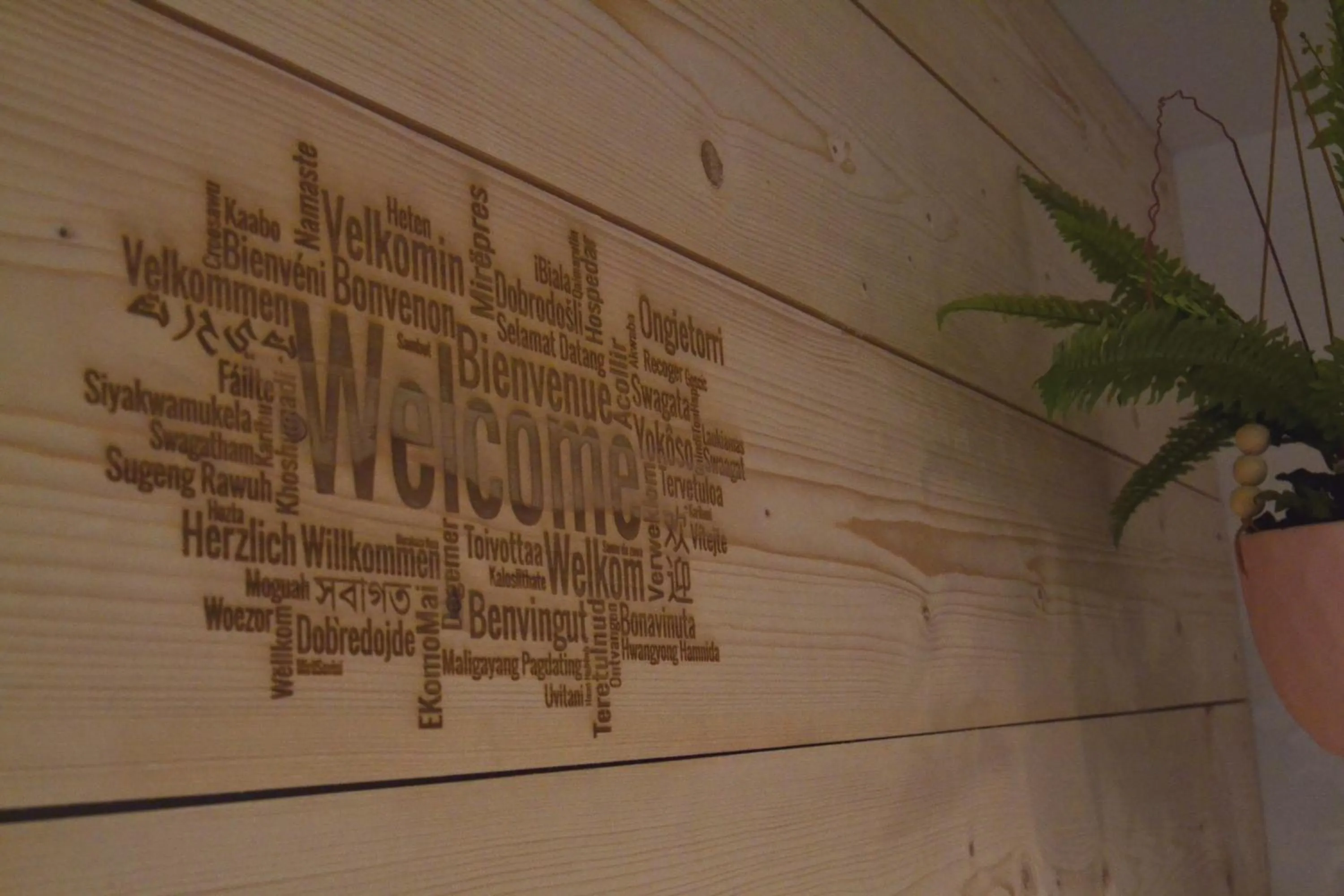 Decorative detail in Pensión Urkia