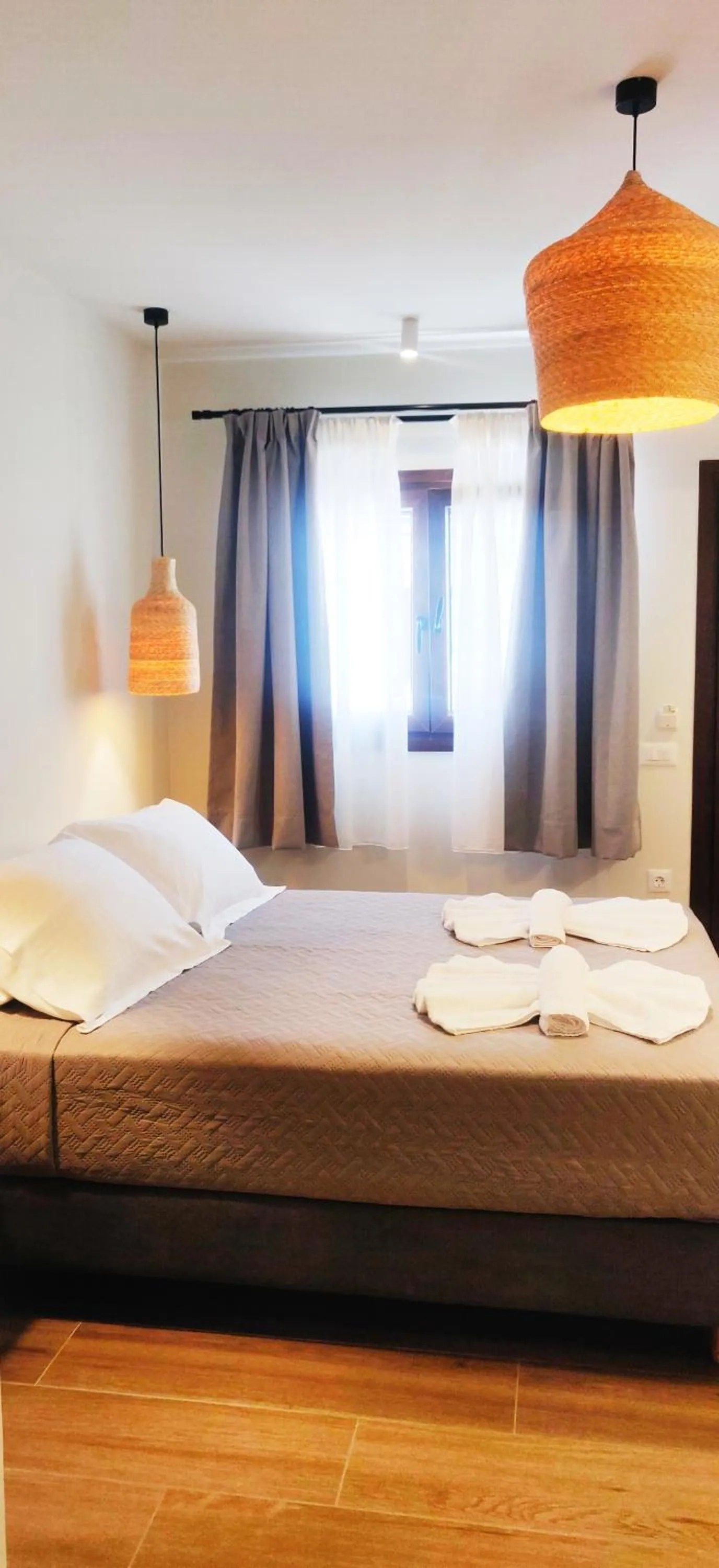 Bed in Ifestos Villa