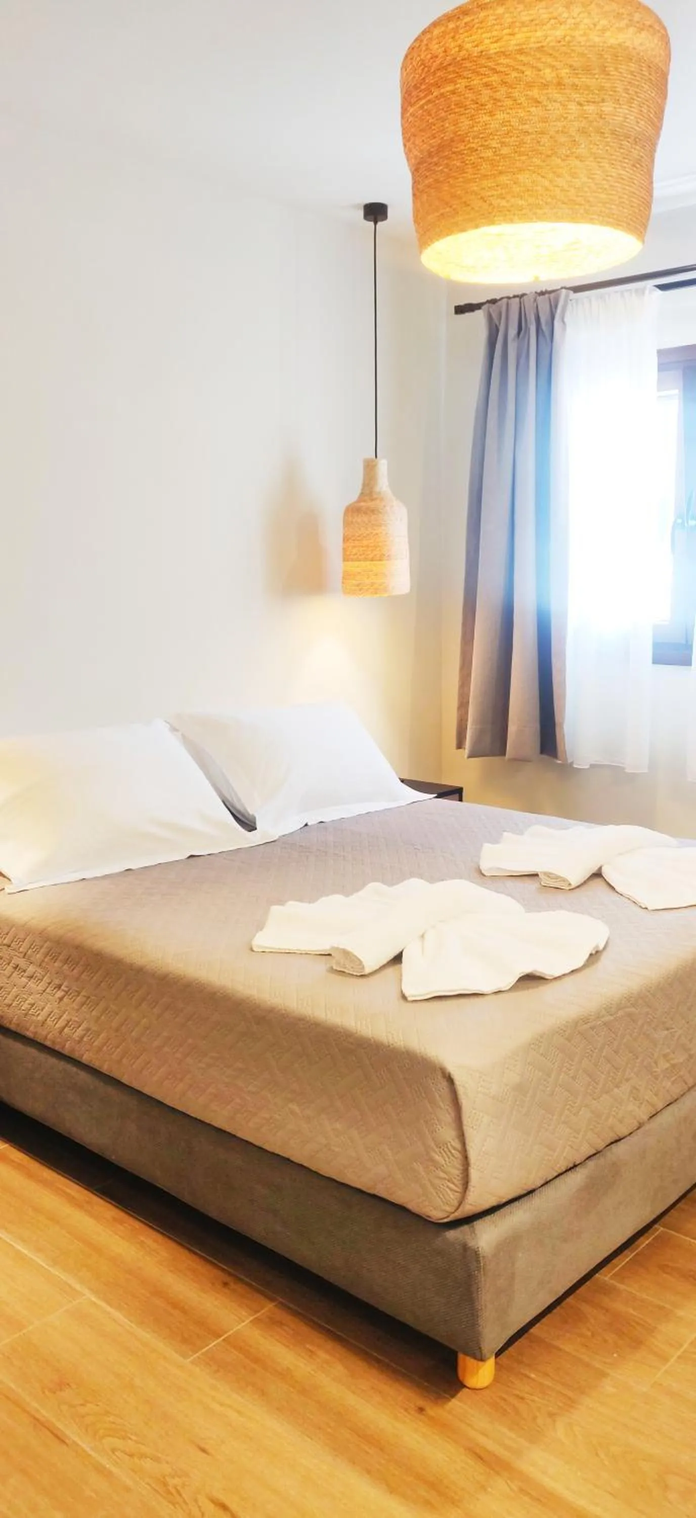 Bed in Ifestos Villa