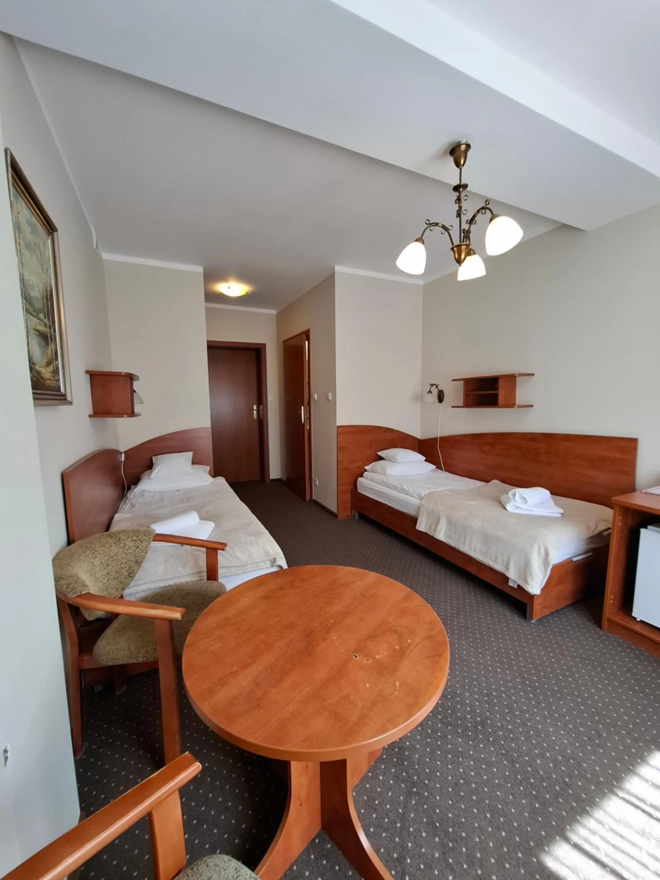 Bed in Hotel Diament