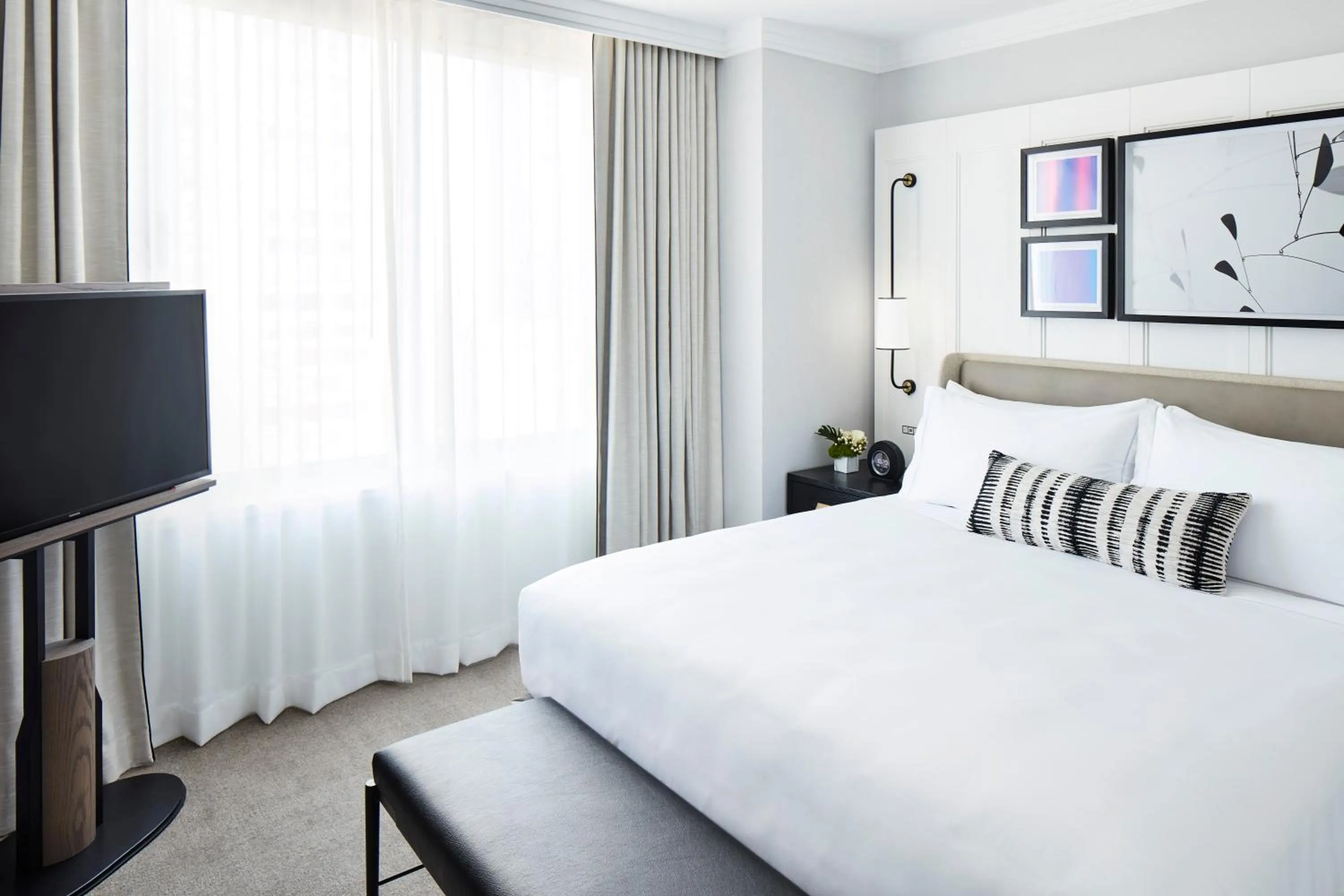 Bed in The Luxury Collection Hotel Manhattan Midtown