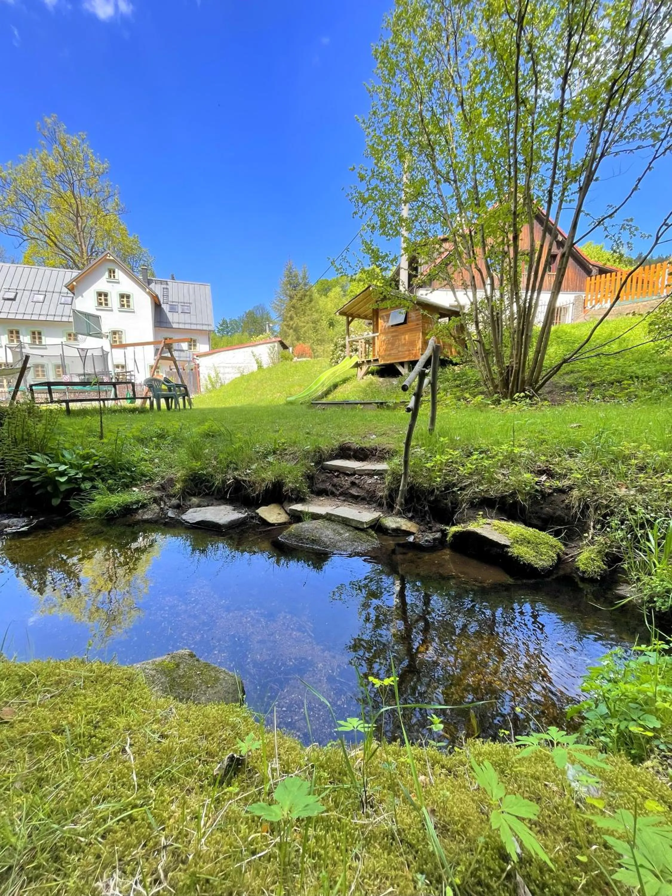 Garden in Apartmány Bramborka