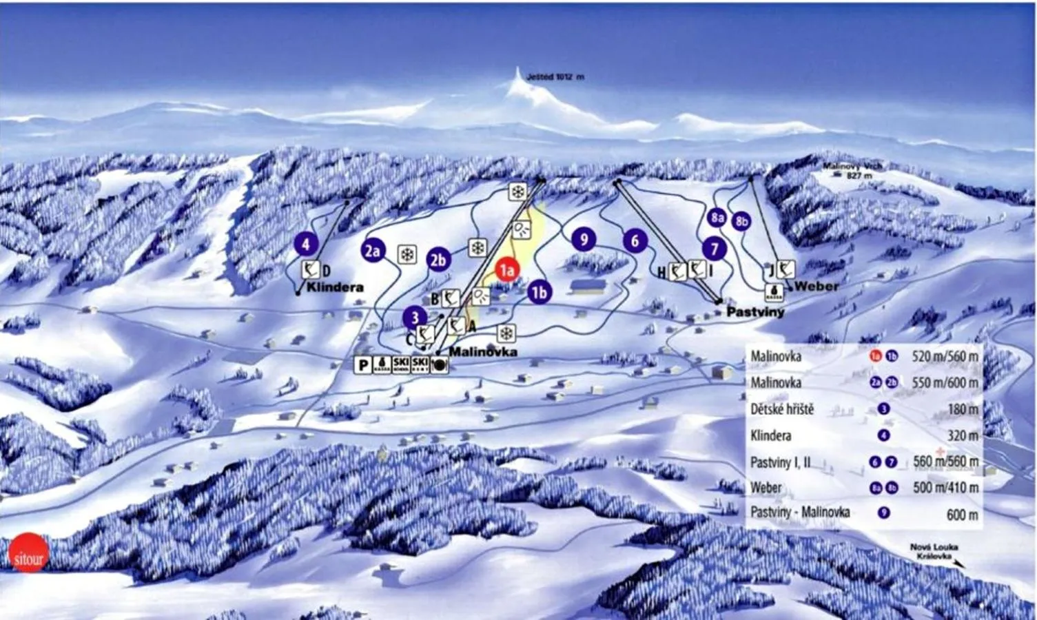 Skiing in Apartmány Bramborka