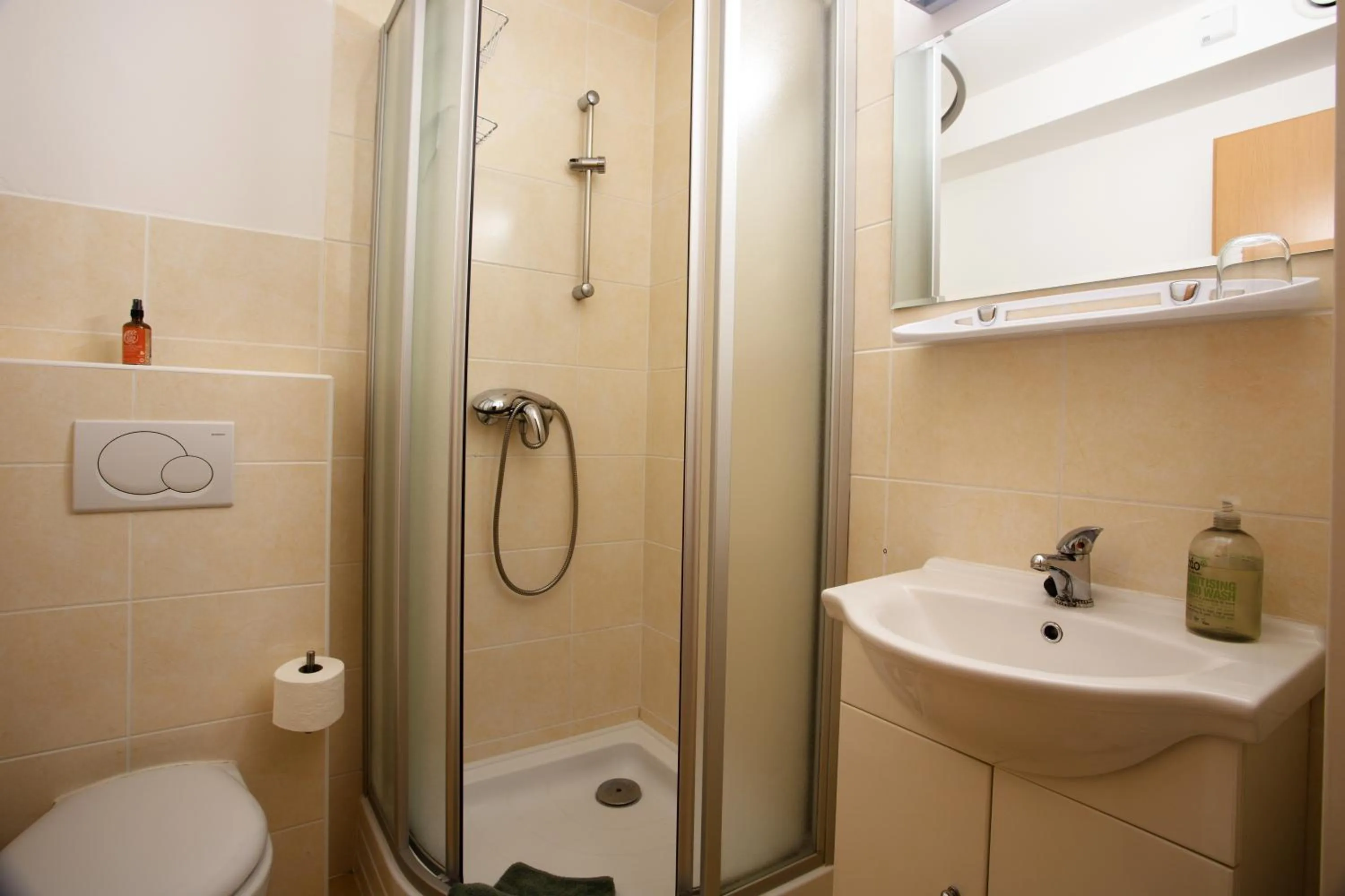 Bathroom in Apartmány Bramborka