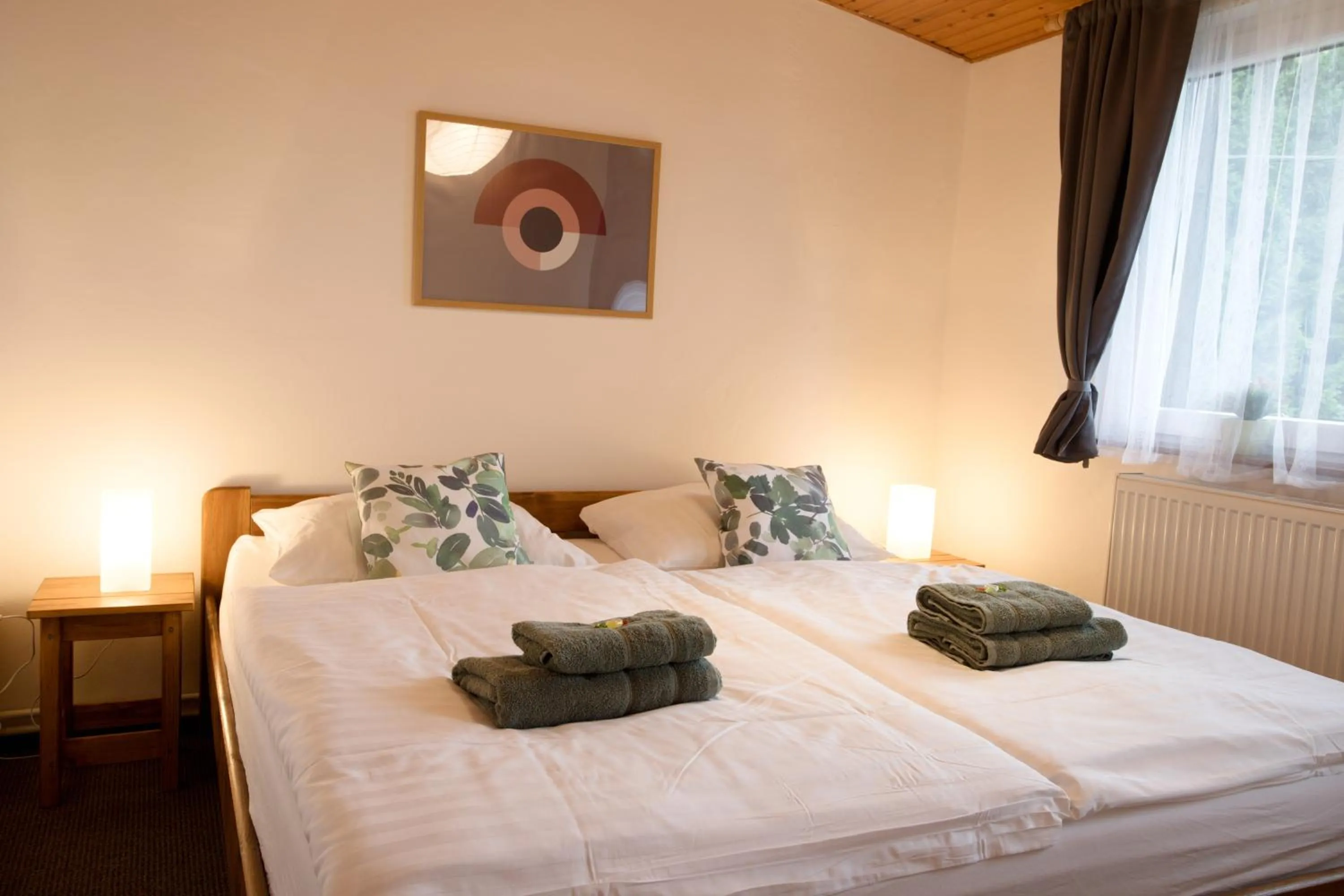 Bedroom, Bed in Apartmány Bramborka