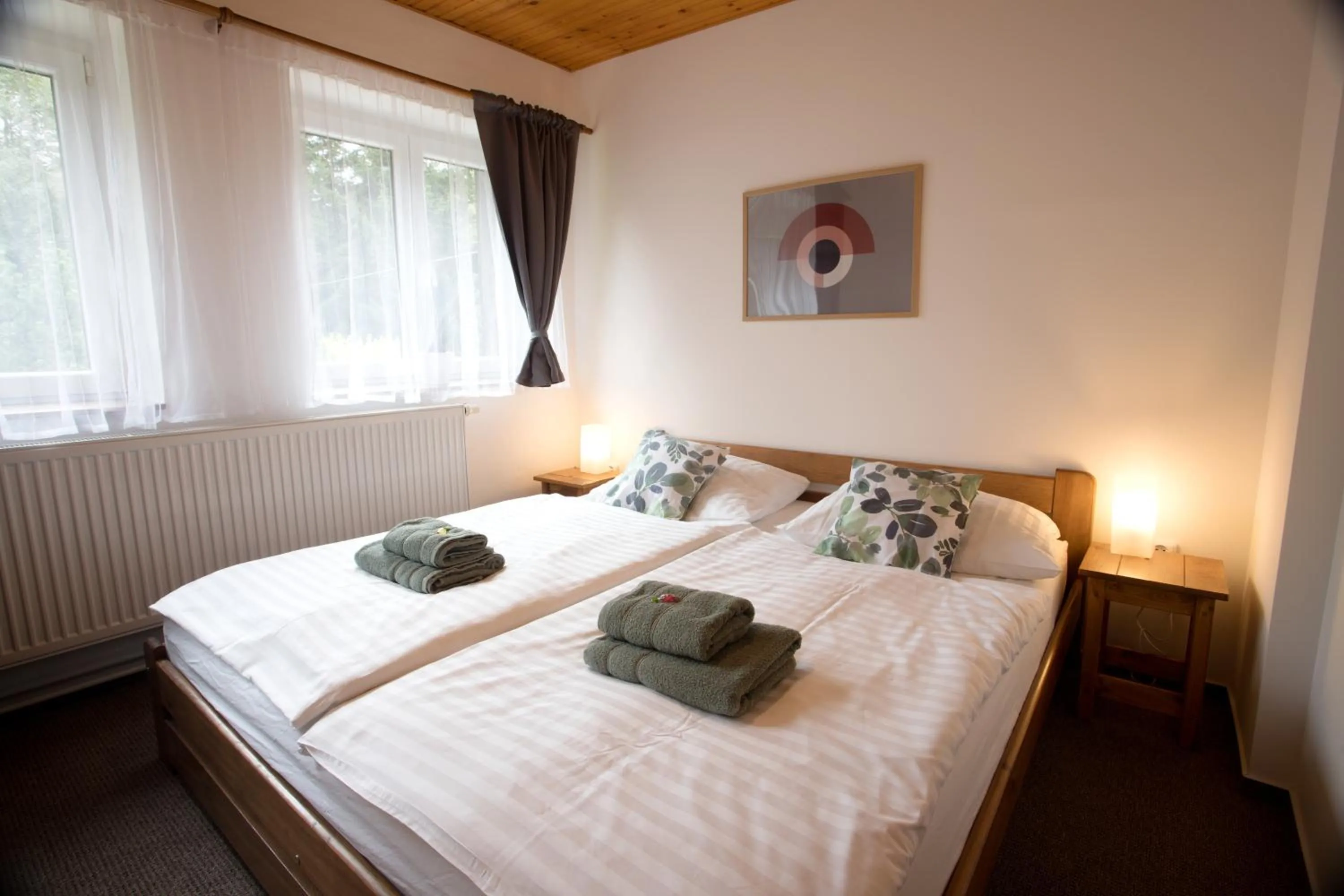 Bedroom, Bed in Apartmány Bramborka