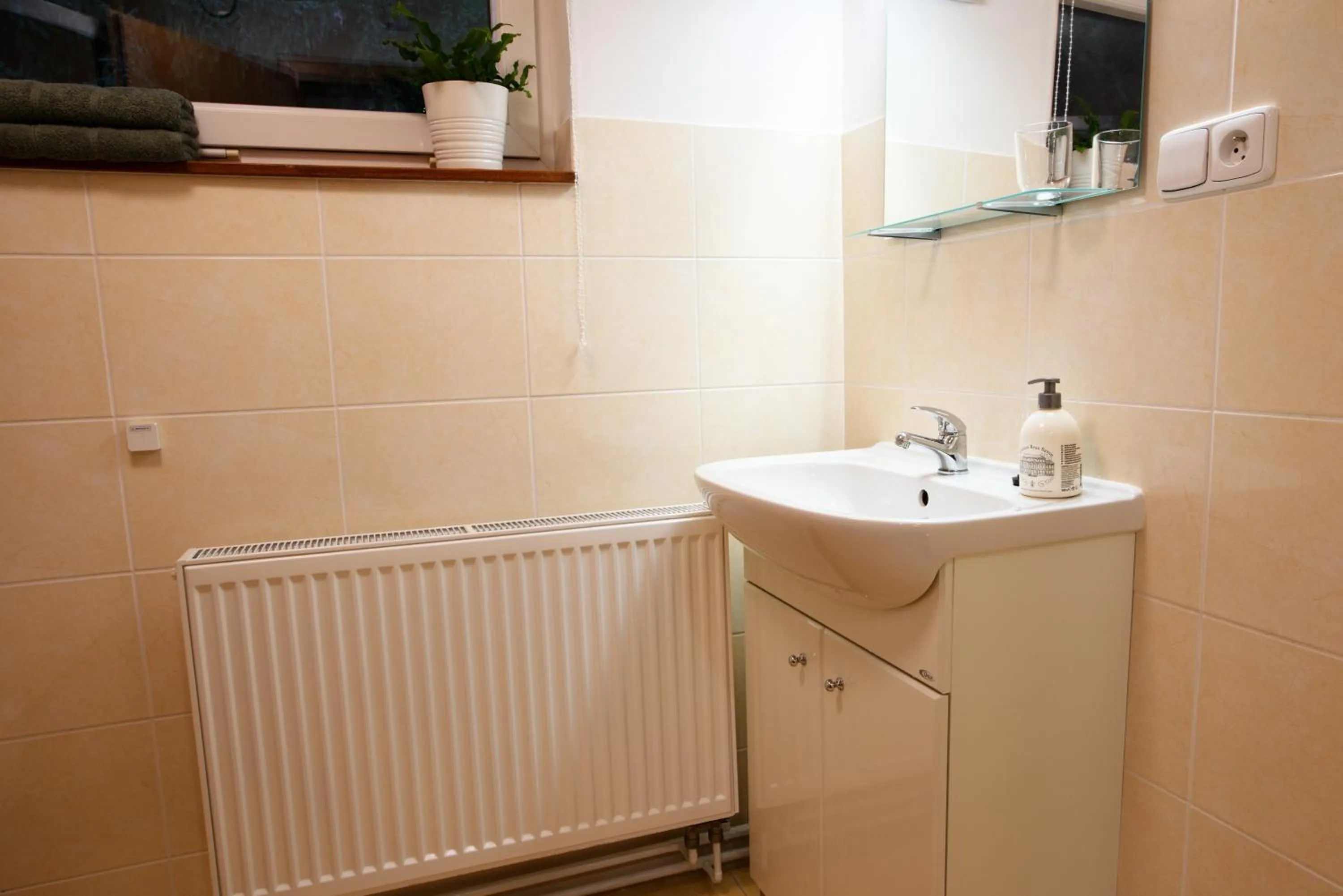 Bathroom in Apartmány Bramborka