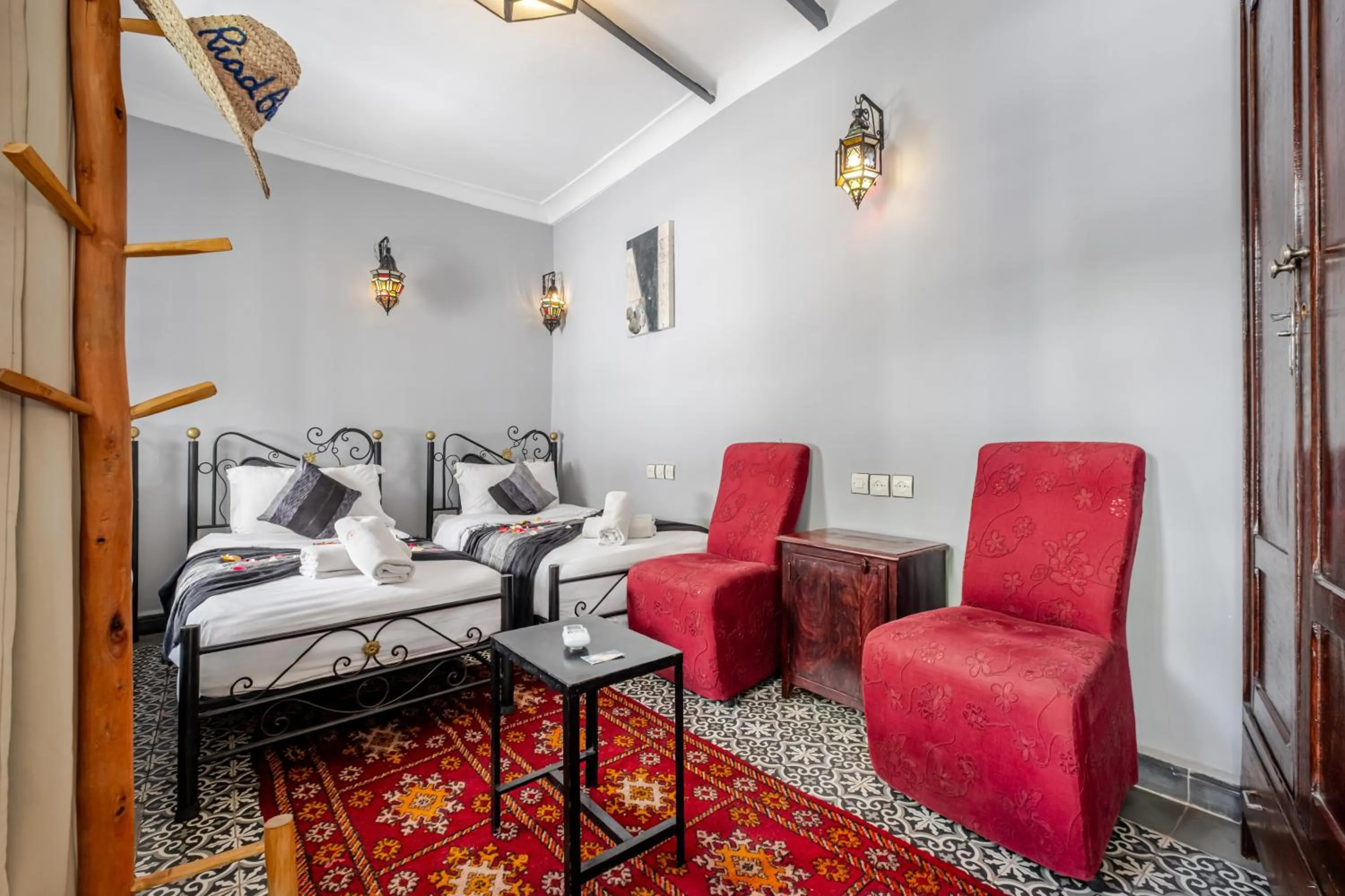 Bed in Riad Bobby Marrakech