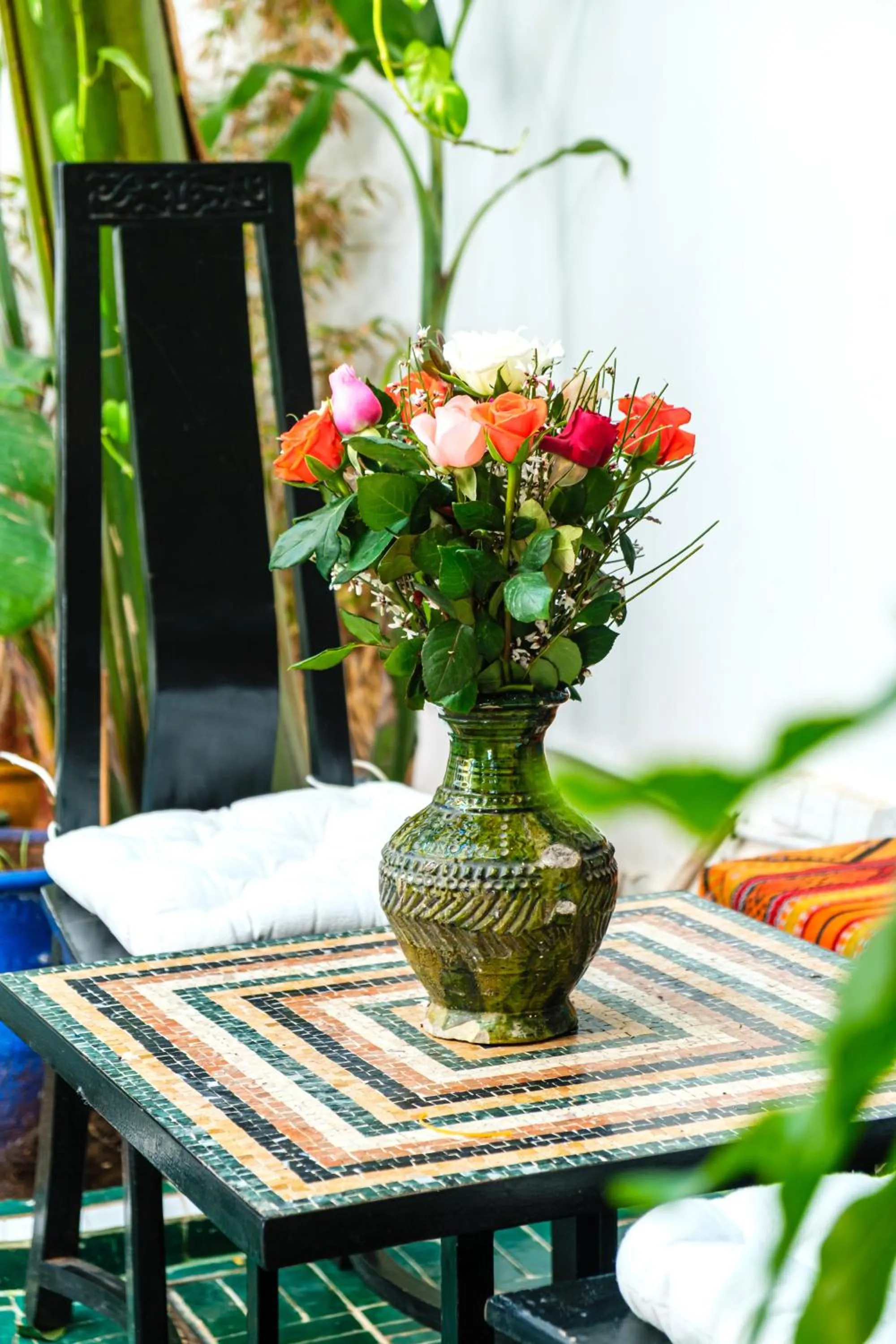 Decorative detail in Riad Bobby Marrakech