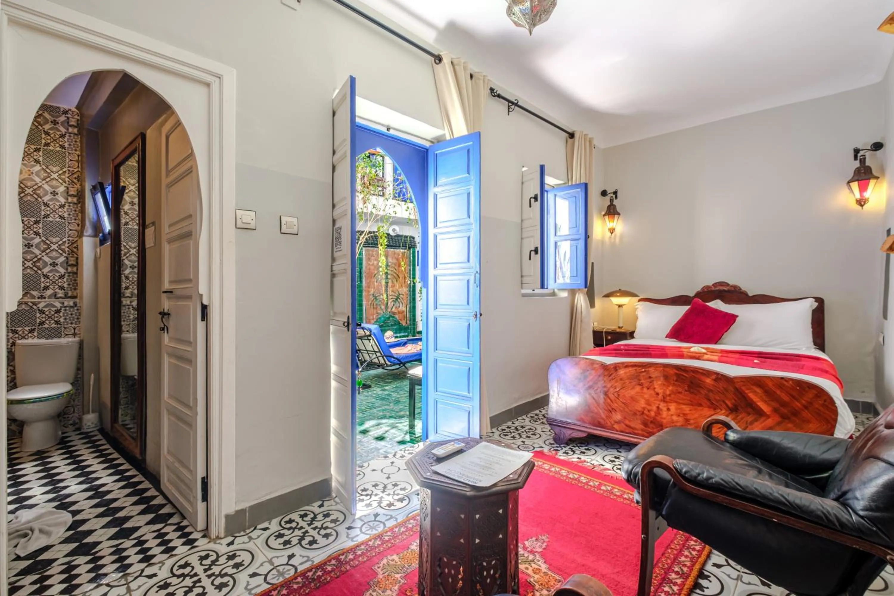 Bed in Riad Bobby Marrakech