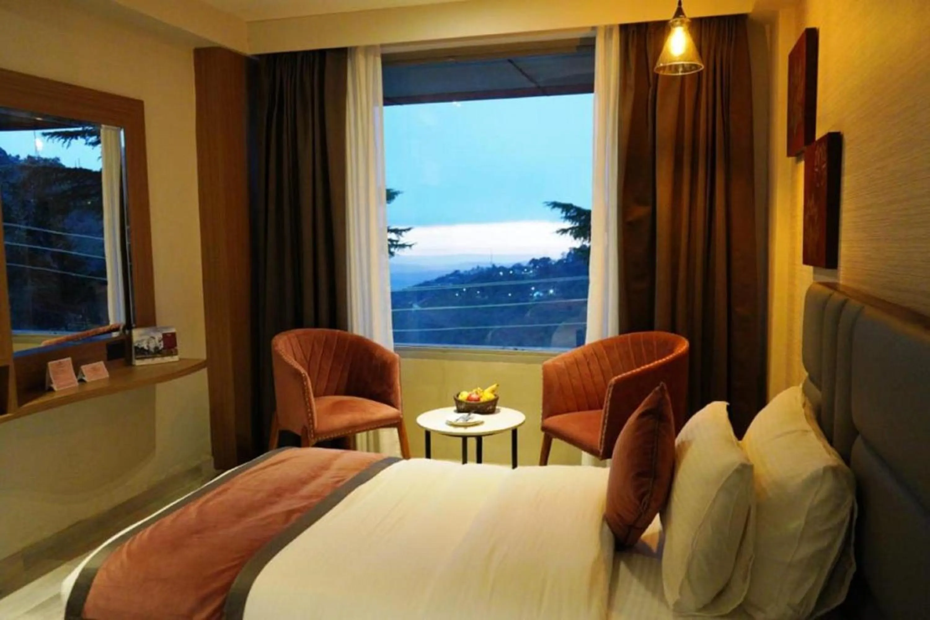 View (from property/room), Bed in Amritara Surya - A Luxury Spa Retreat