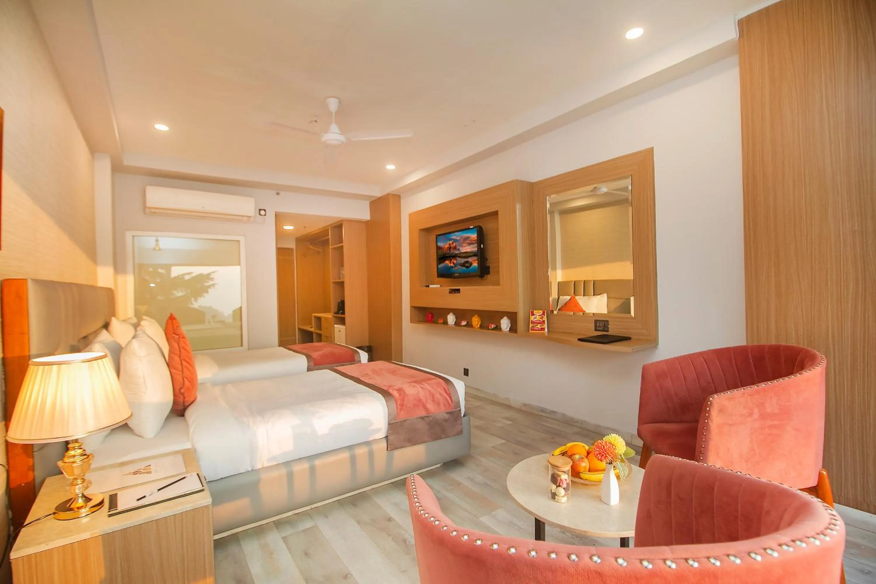 Bed in Amritara Surya - A Luxury Spa Retreat