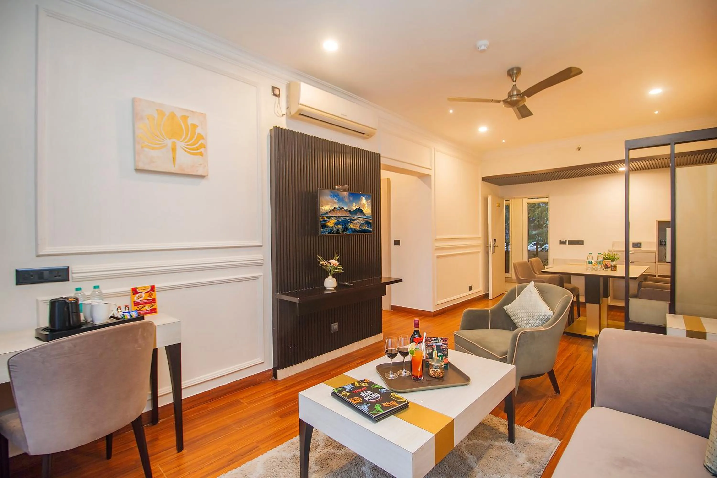 Living room in Amritara Surya - A Luxury Spa Retreat