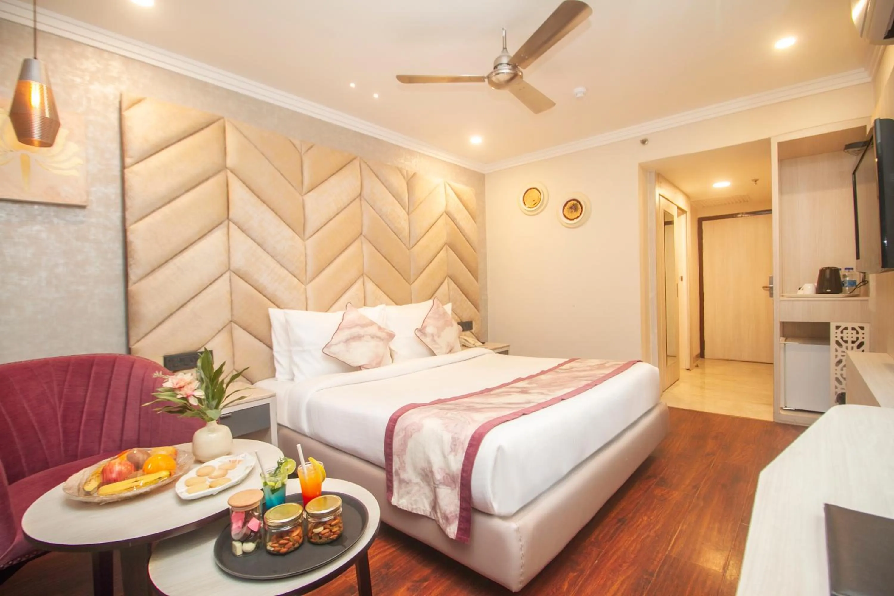 Bed in Amritara Surya - A Luxury Spa Retreat