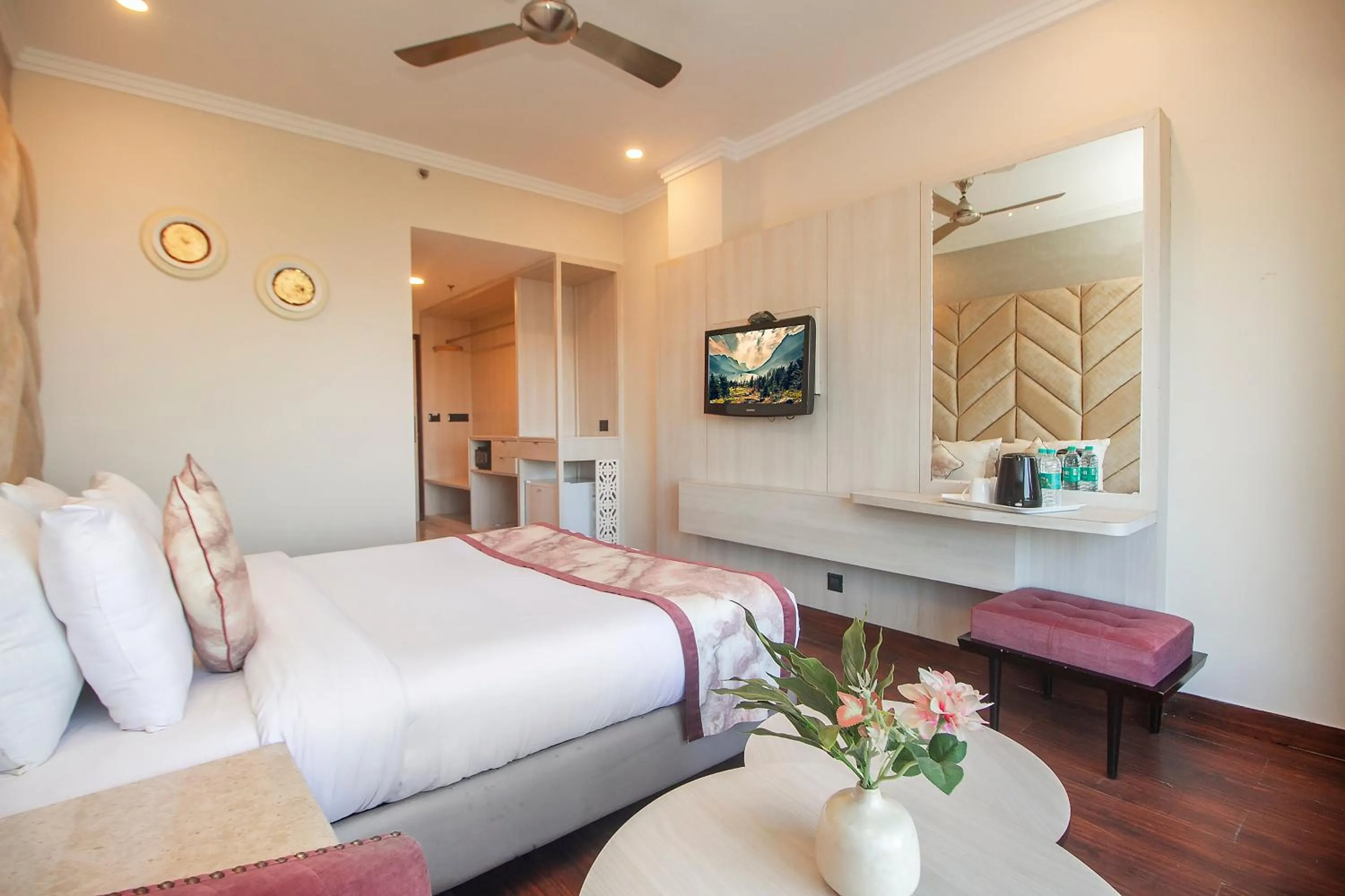 Bed in Amritara Surya - A Luxury Spa Retreat