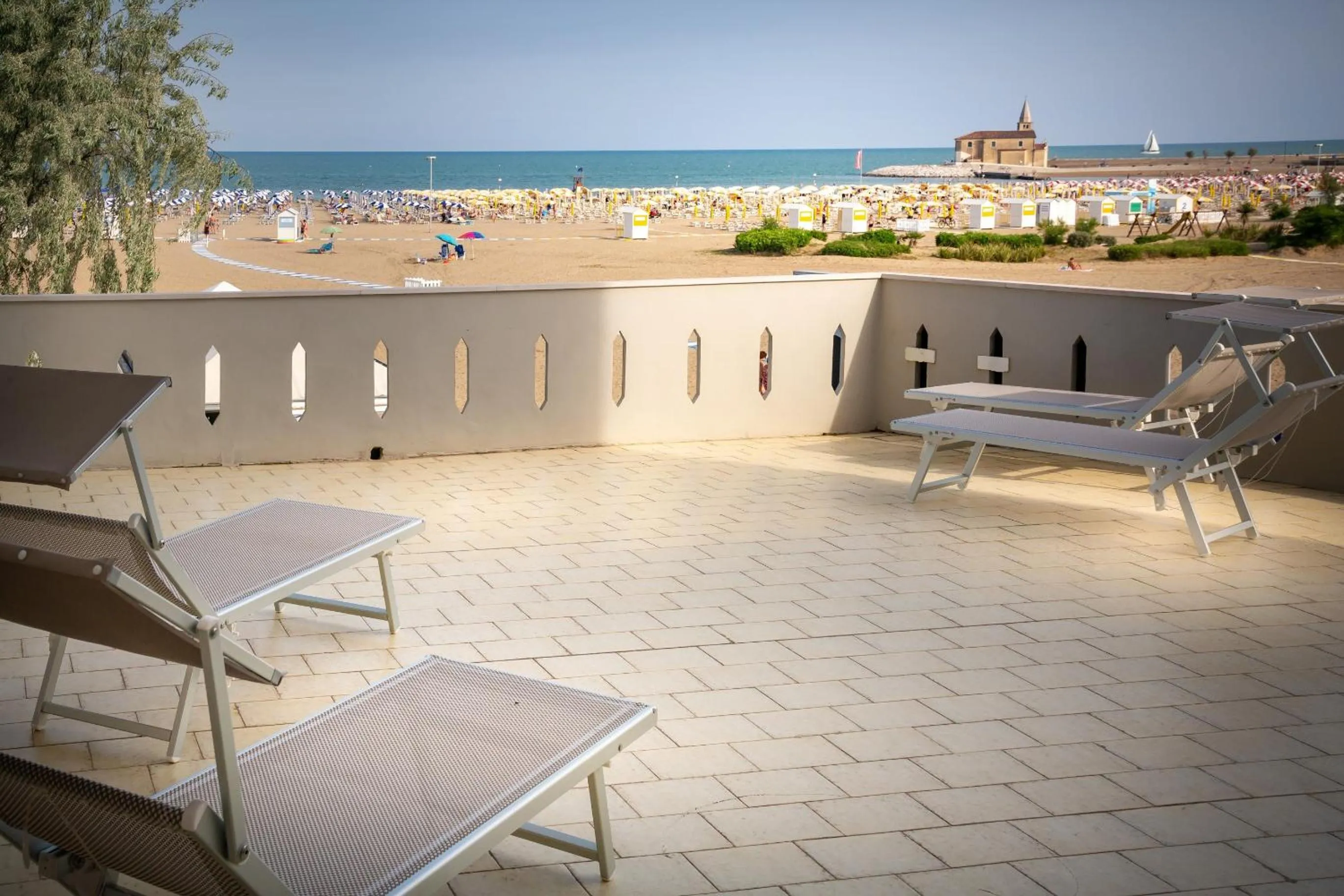Balcony/Terrace in Hotel Delfino
