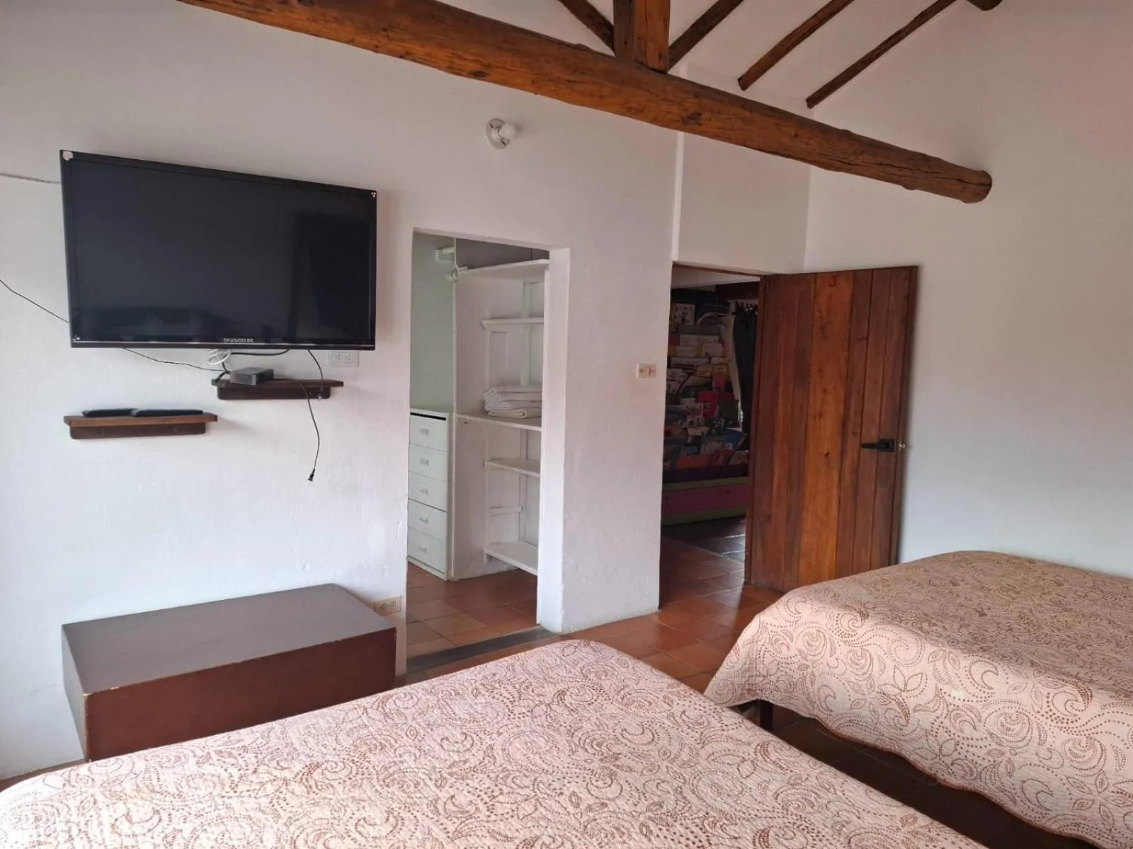 Bed in Hotel Villa Paz