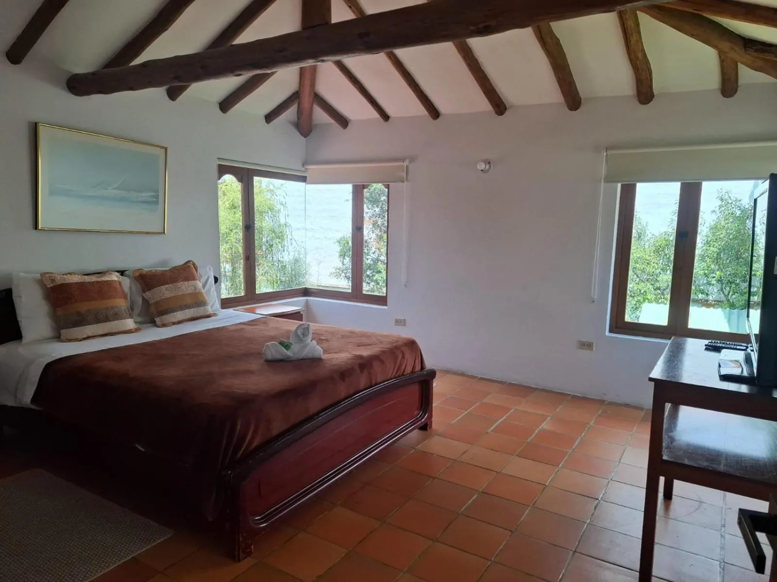 Bed in Hotel Villa Paz