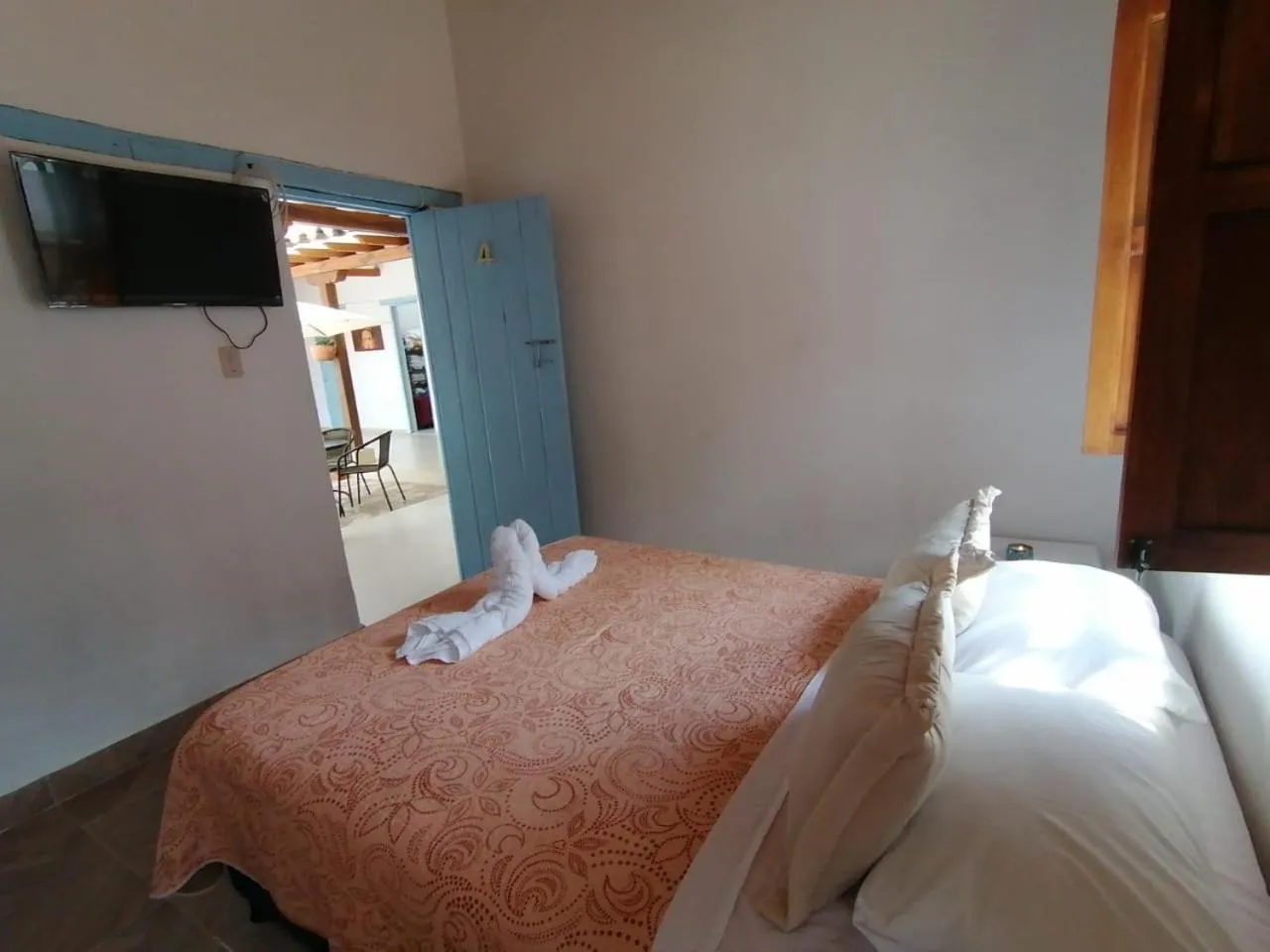 Bed in Hotel Villa Paz