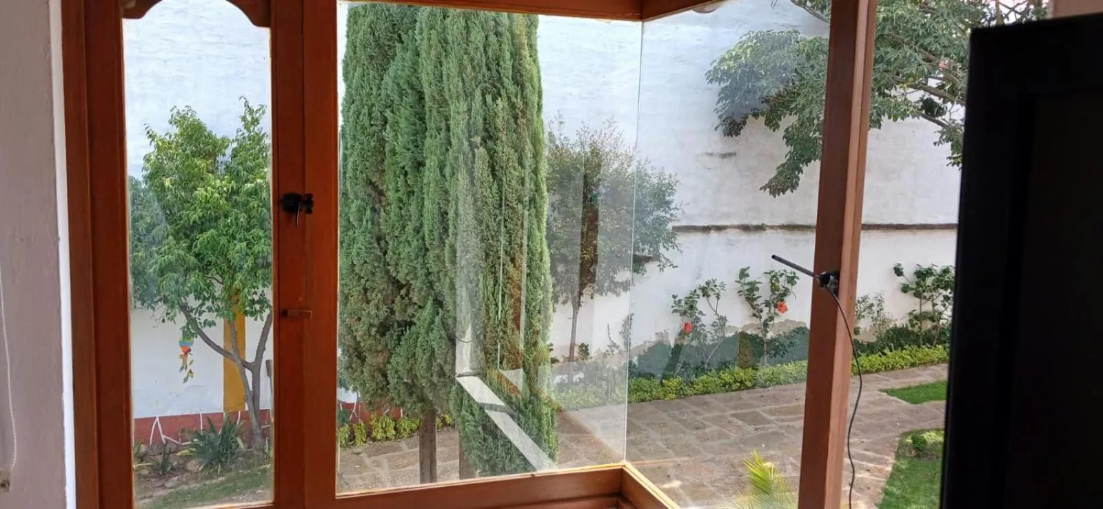 Garden view in Hotel Villa Paz