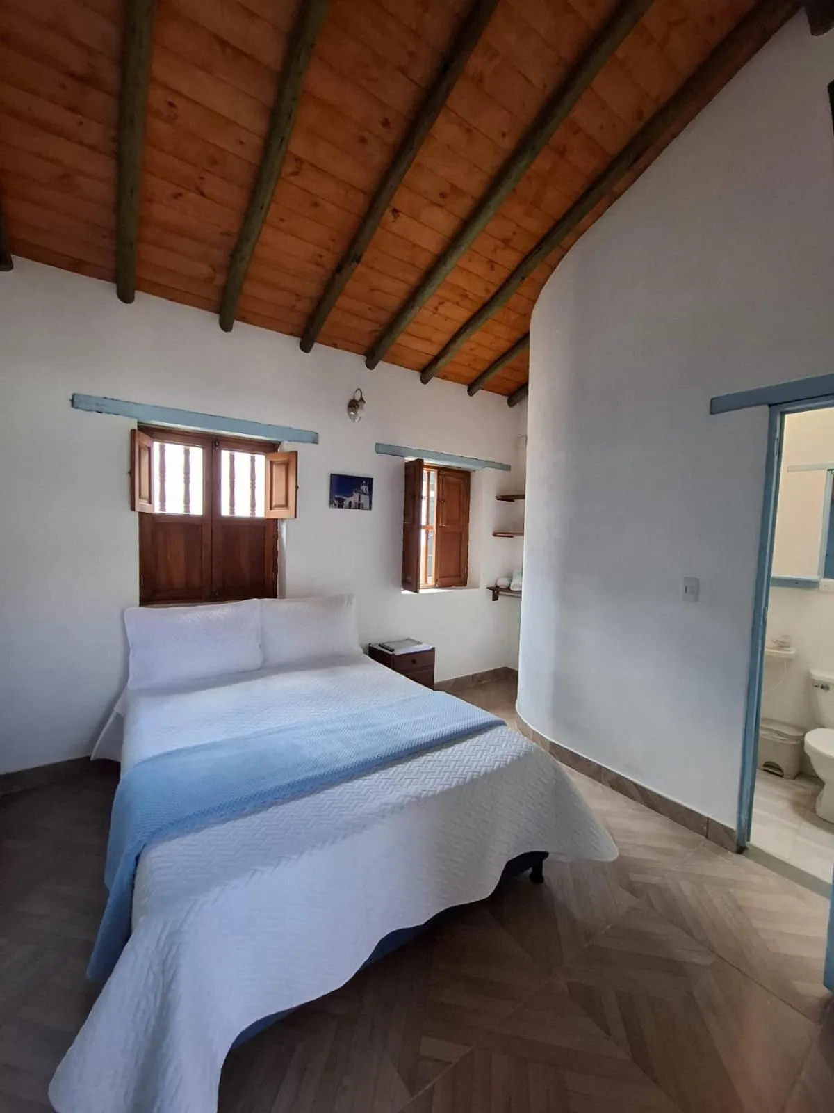 Bed in Hotel Villa Paz