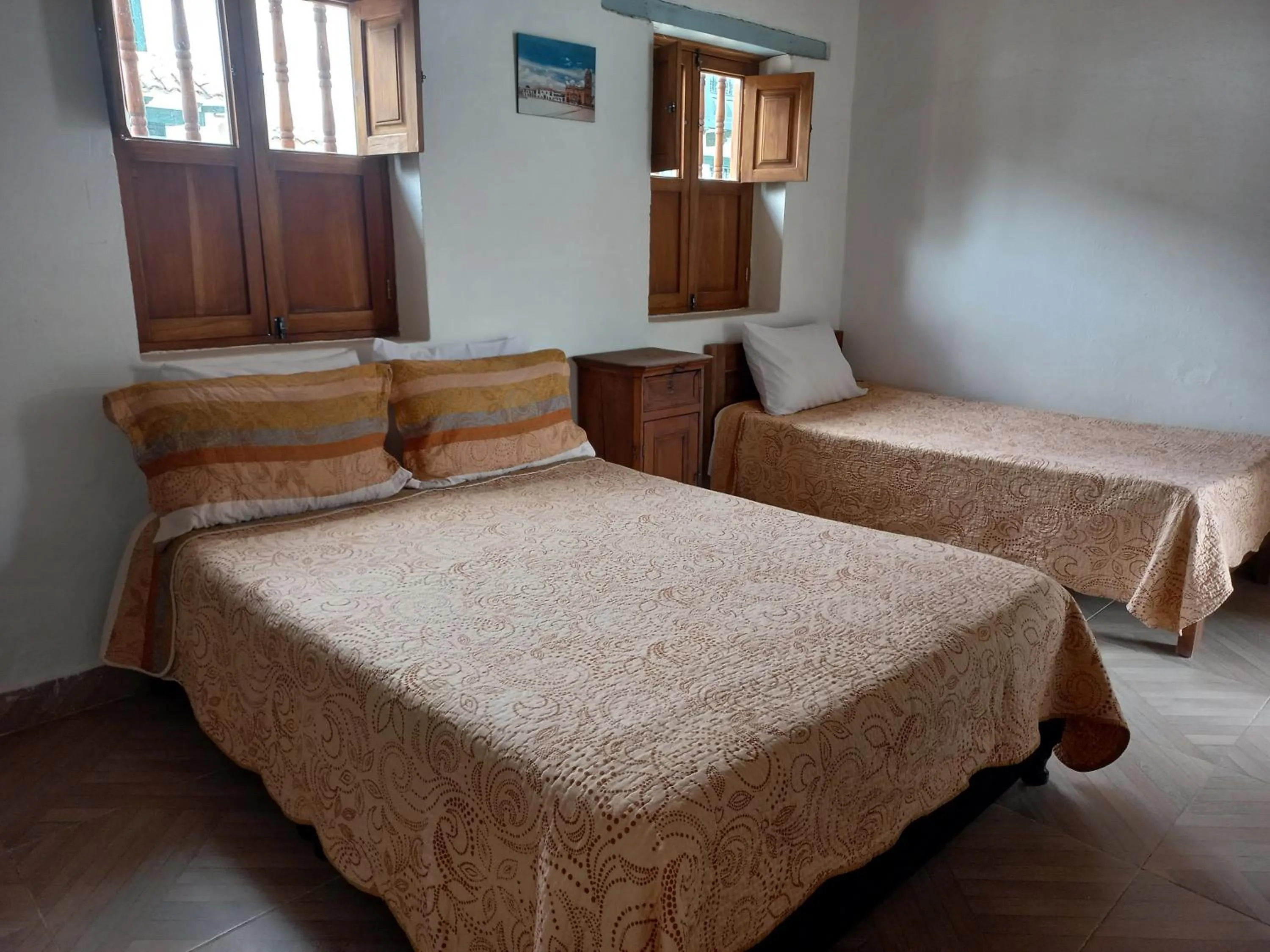 Bed in Hotel Villa Paz