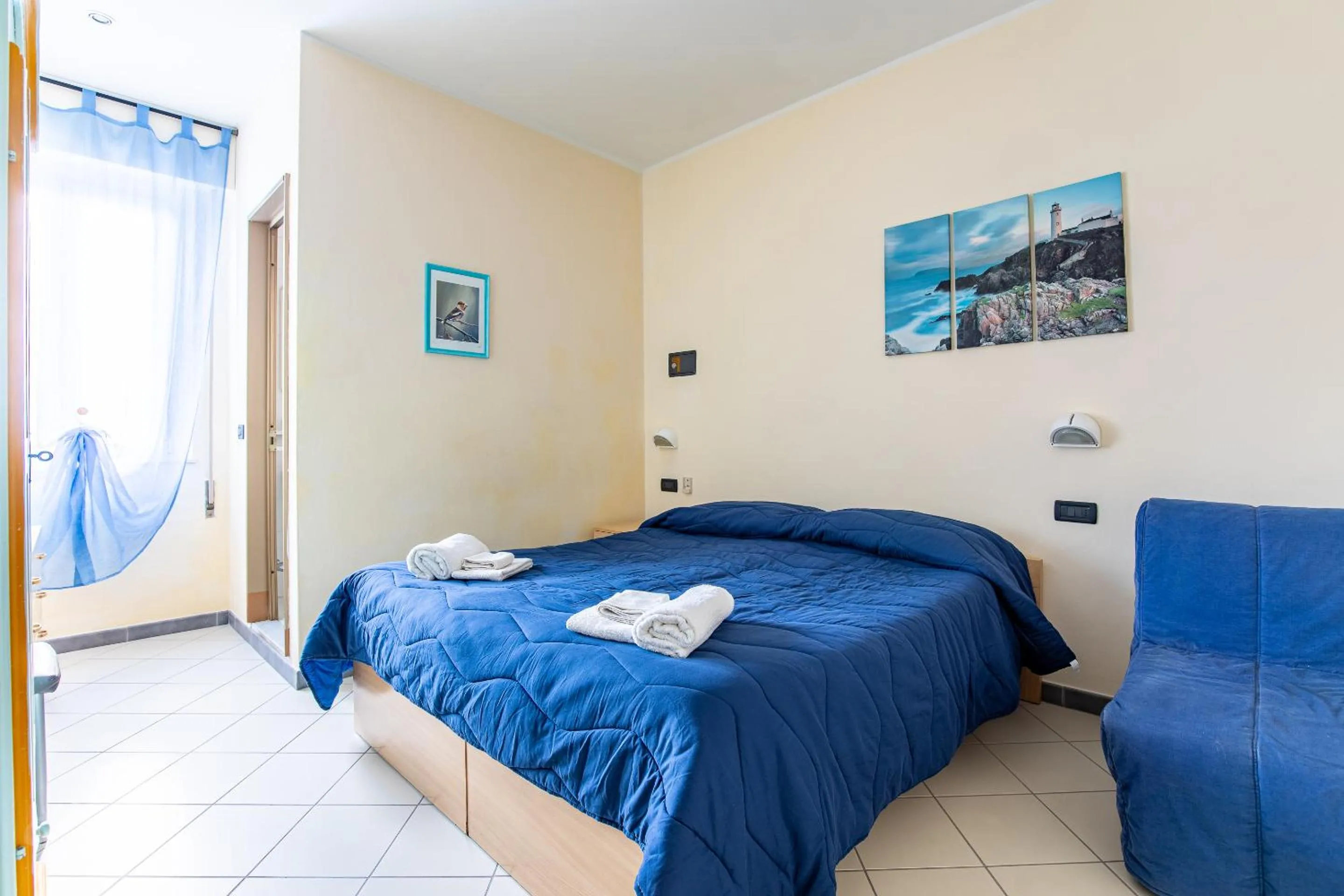 Bed in Hotel Paolina