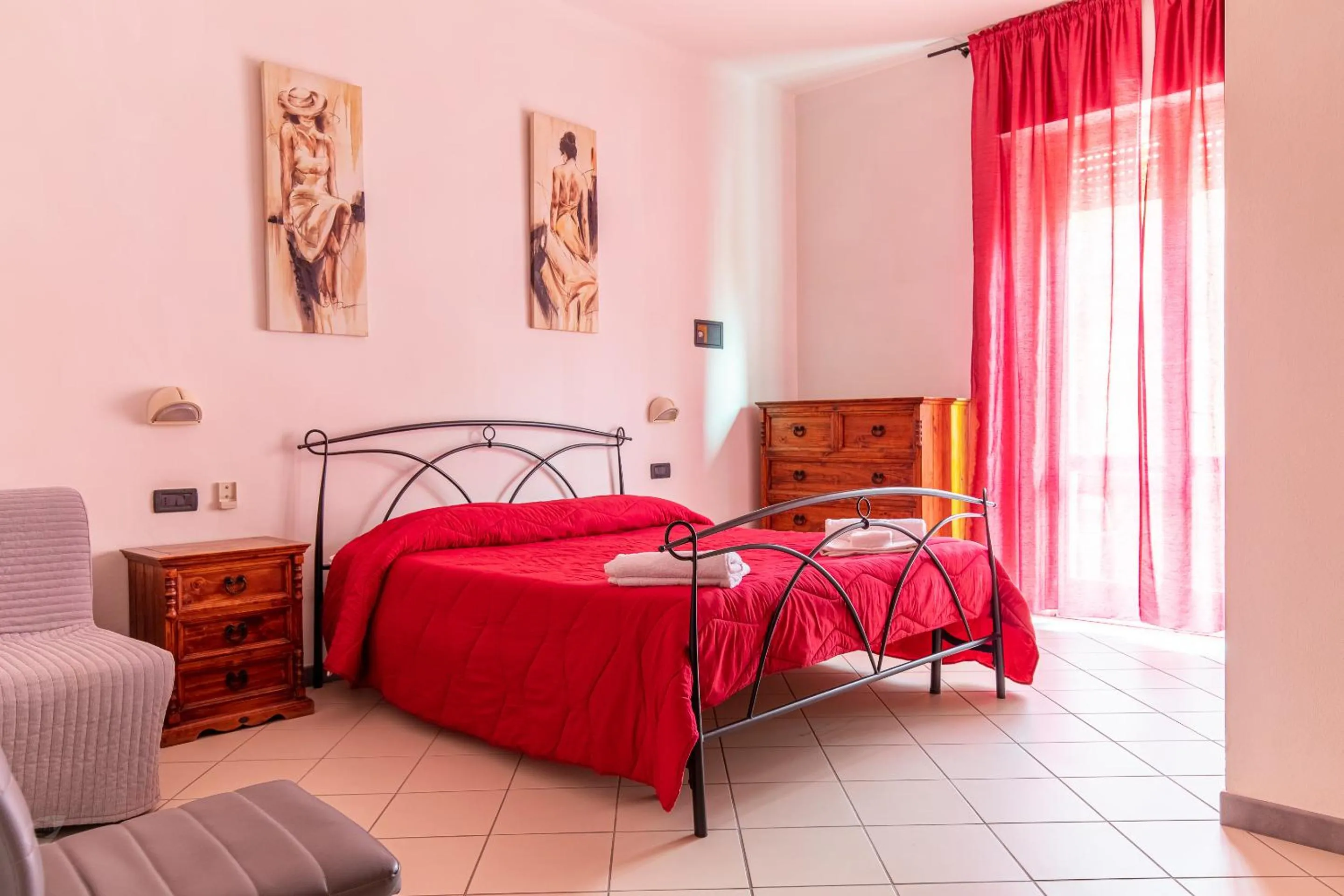 Bed in Hotel Paolina