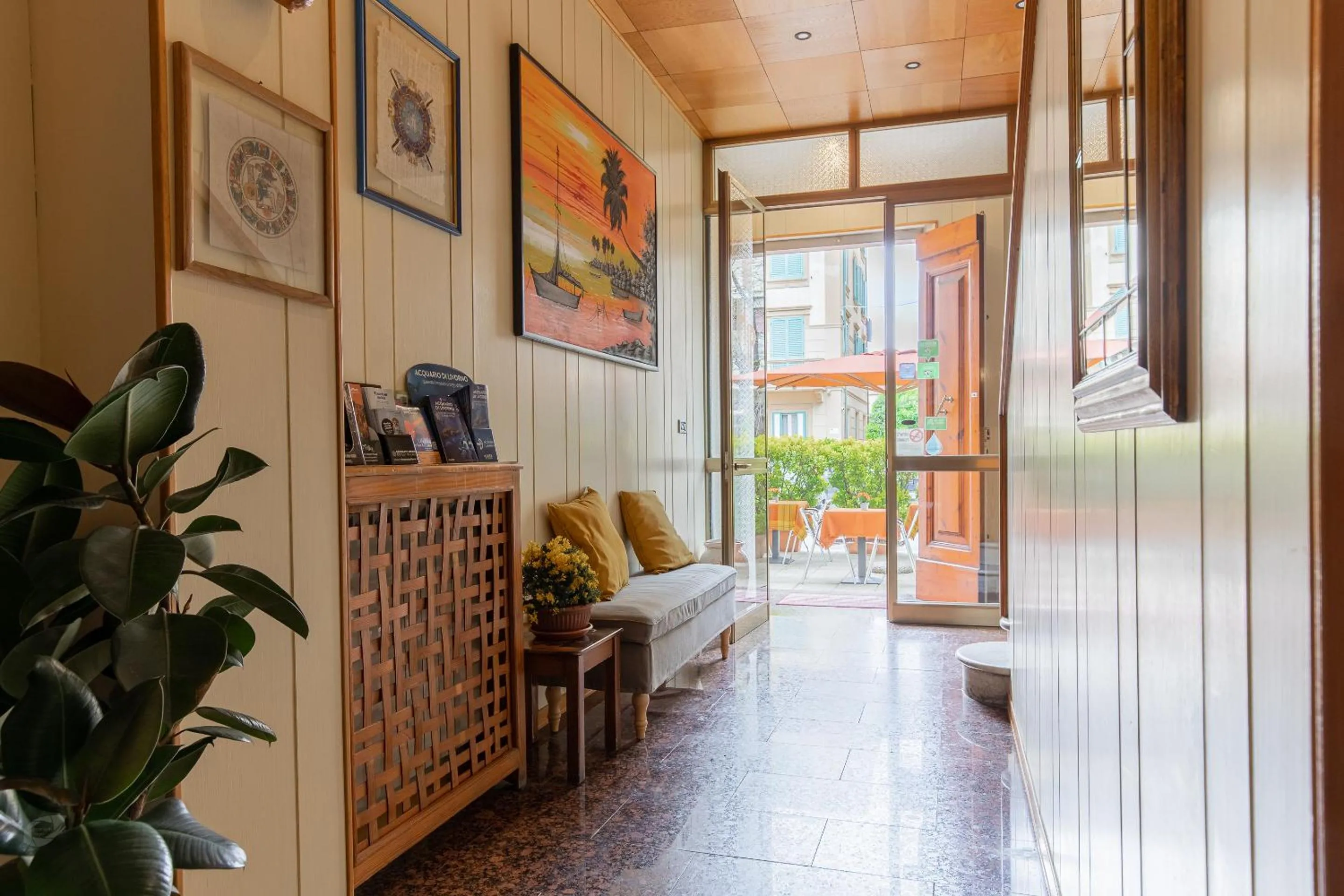 Lobby or reception in Hotel Paolina