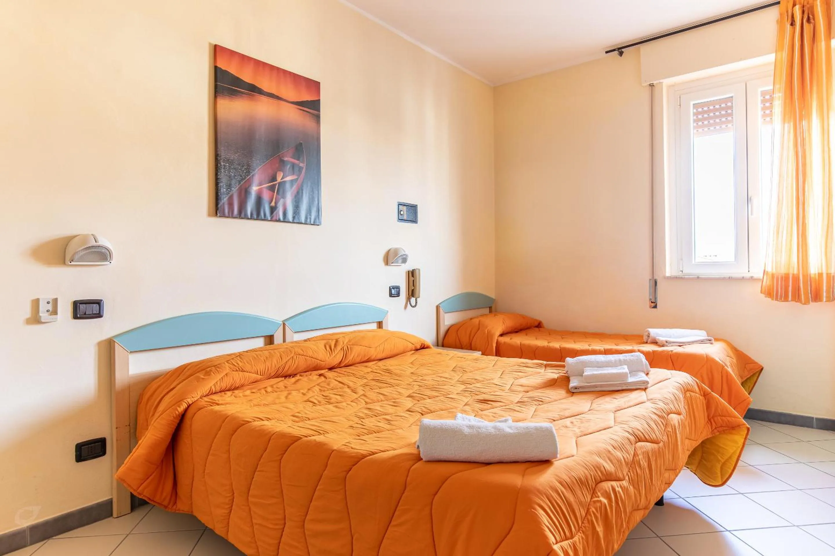 Bed in Hotel Paolina