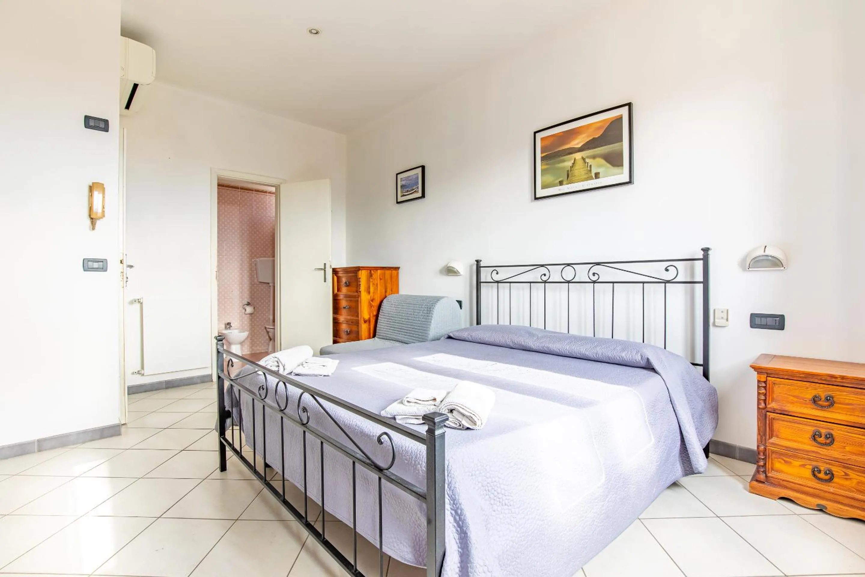 Bed in Hotel Paolina