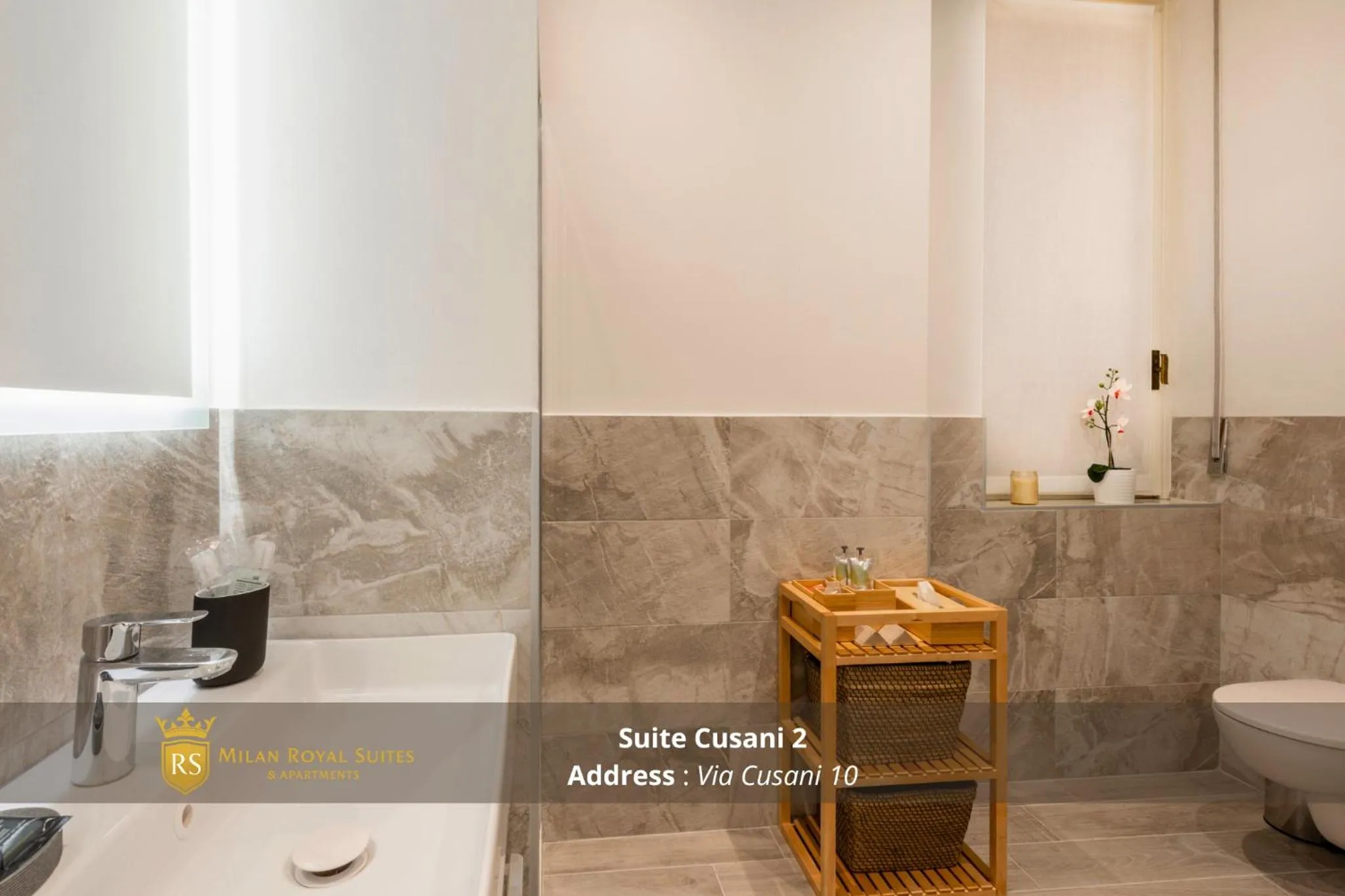 Bathroom in Milan Royal Suites - Centro