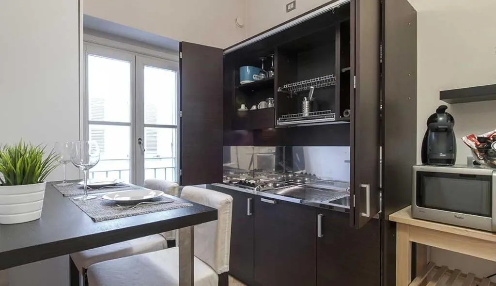 Kitchen or kitchenette in Milan Royal Suites - Centro
