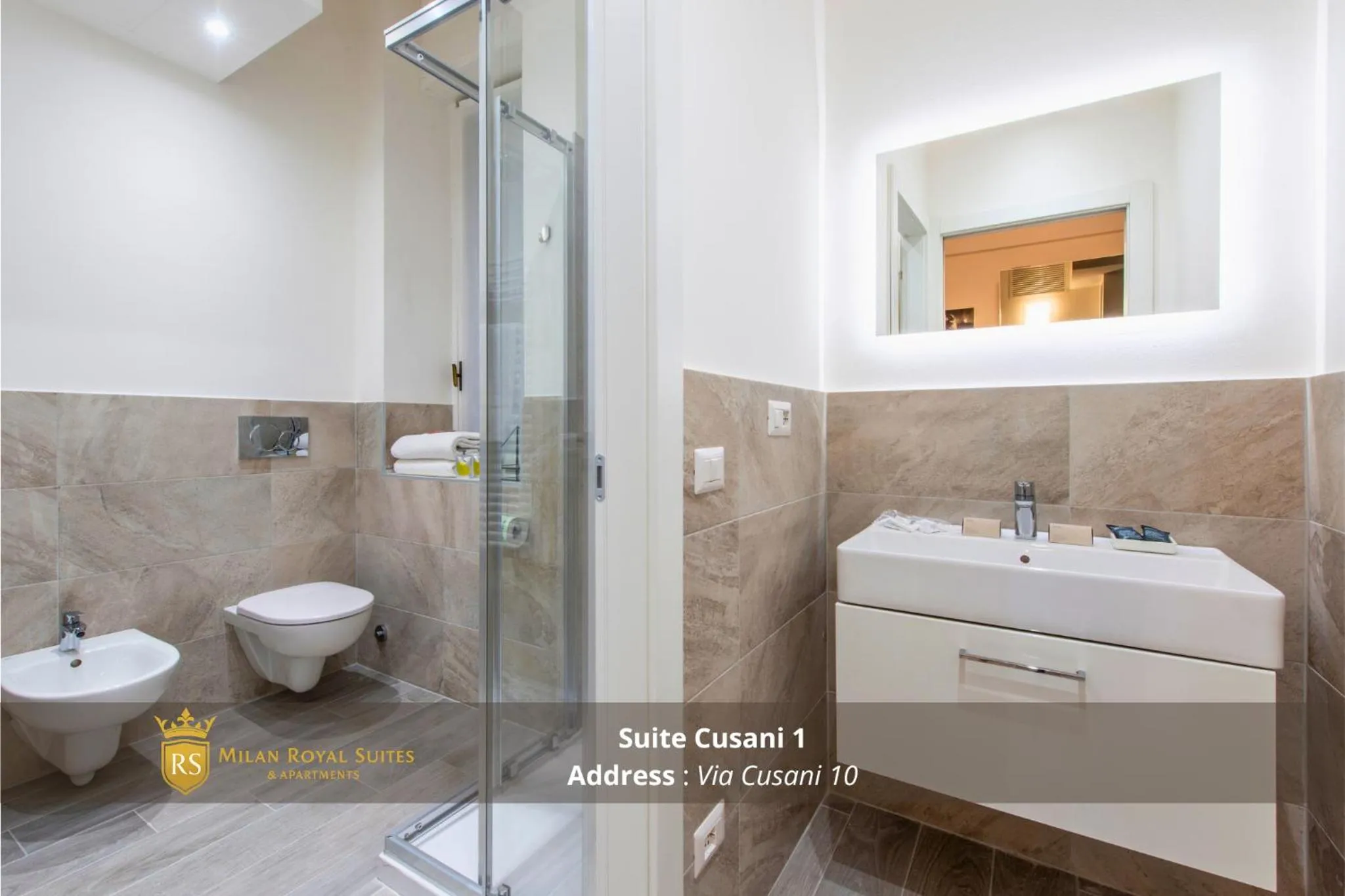 Bathroom in Milan Royal Suites - Centro