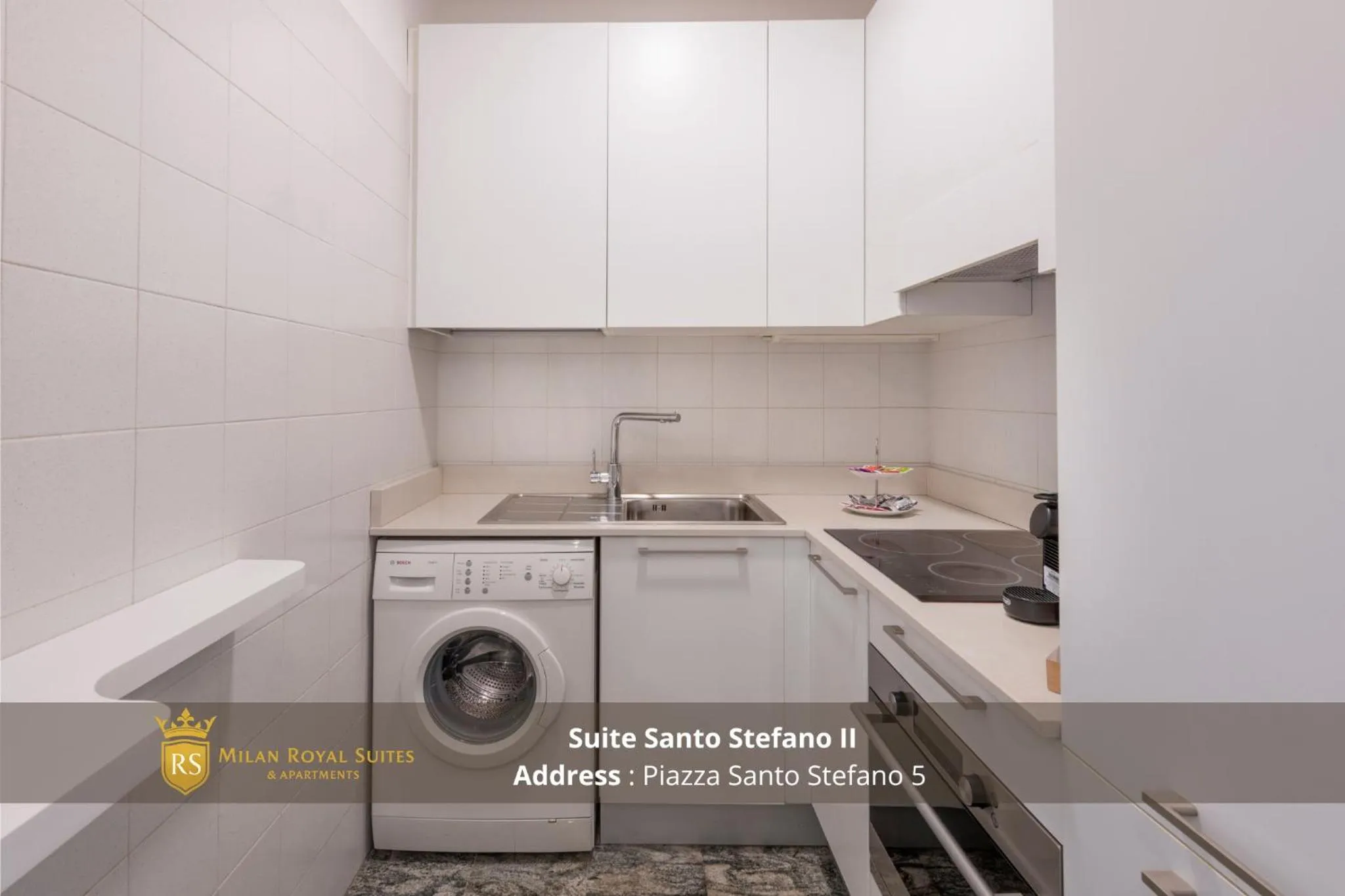 Kitchen or kitchenette in Milan Royal Suites - Centro