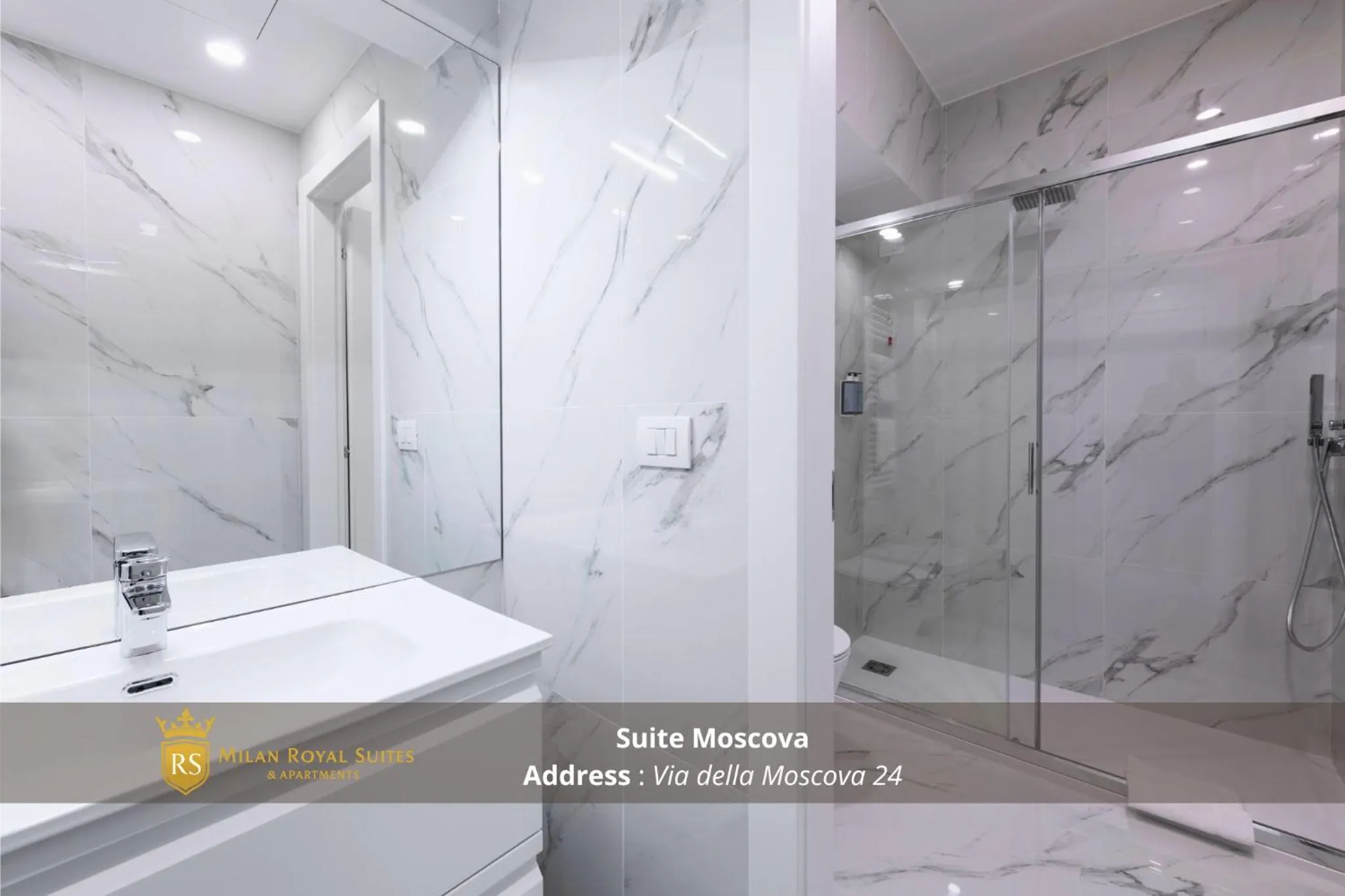 Bathroom in Milan Royal Suites - Centro