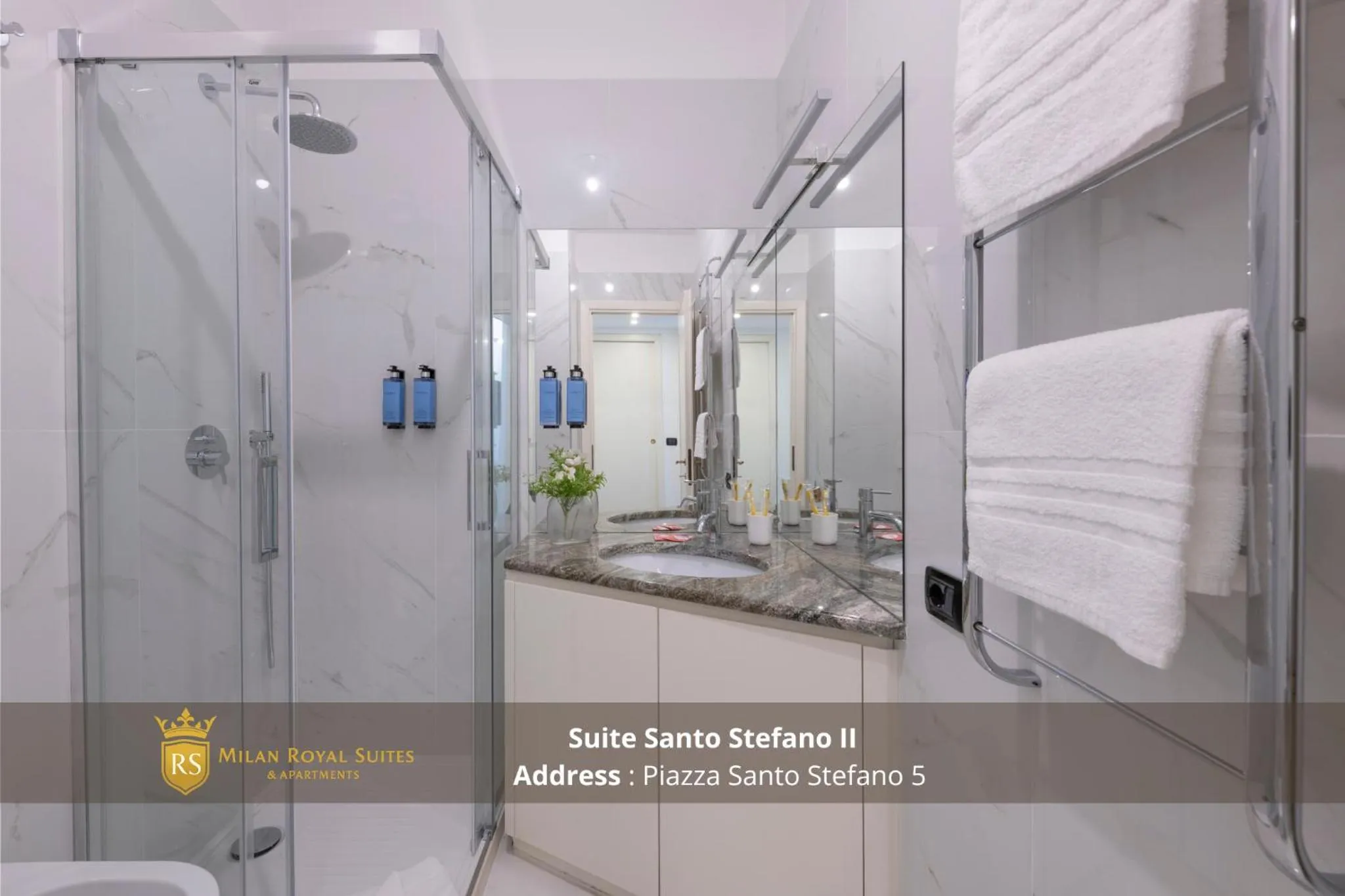 Bathroom in Milan Royal Suites - Centro