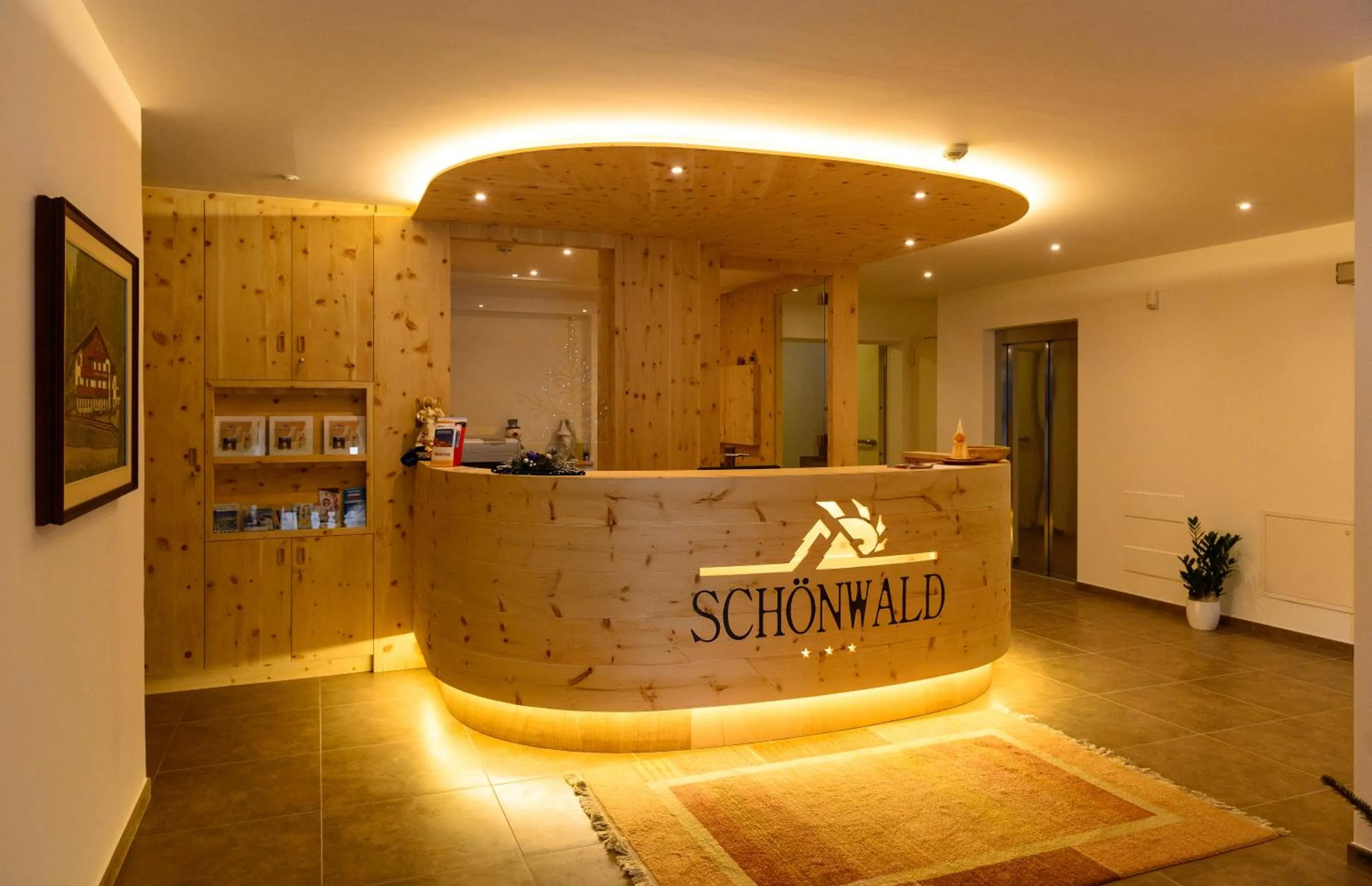 Lobby or reception in Aktiv Hotel Schönwald