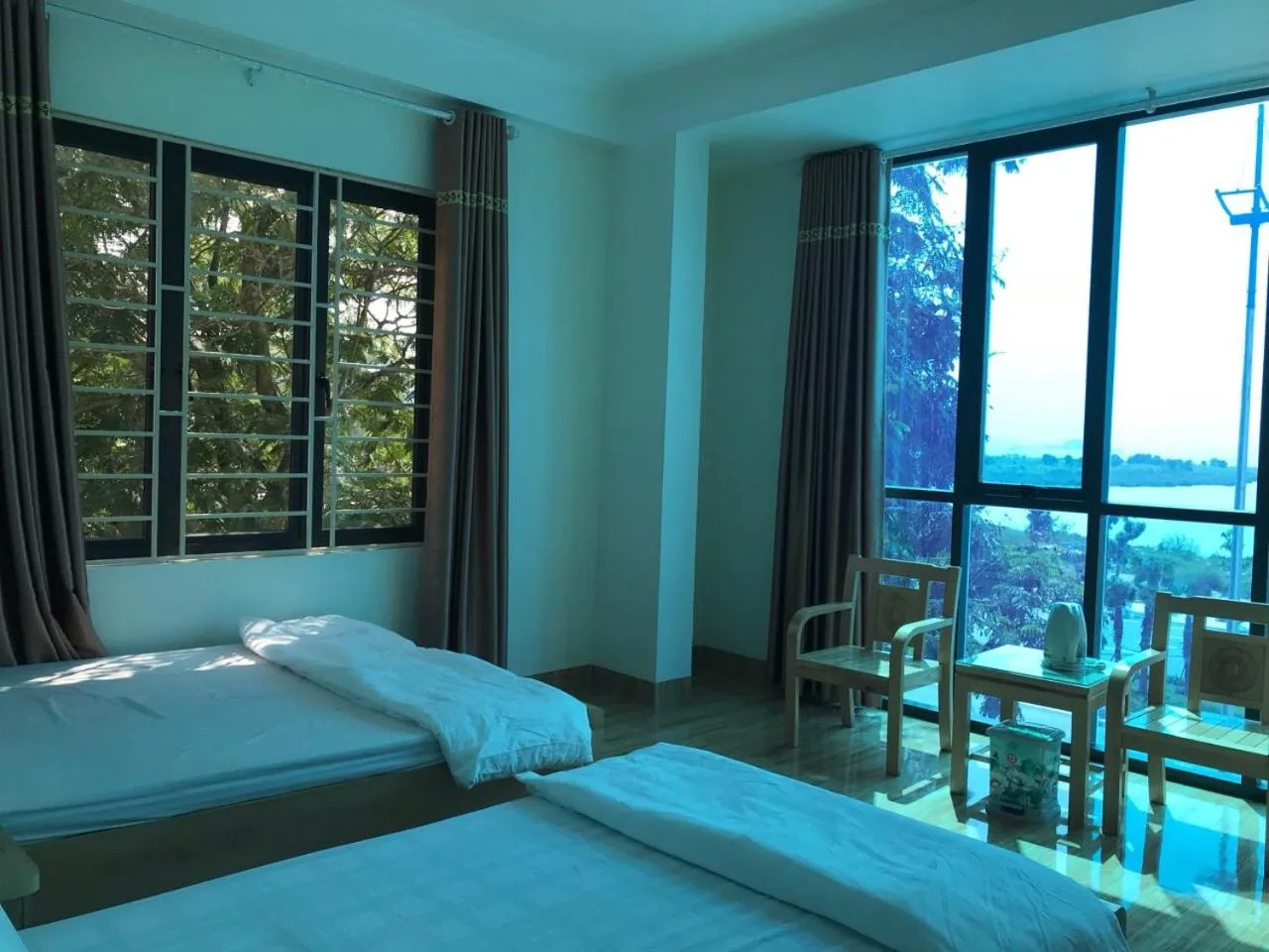 Bed in Gate Tuan Chau Hotel