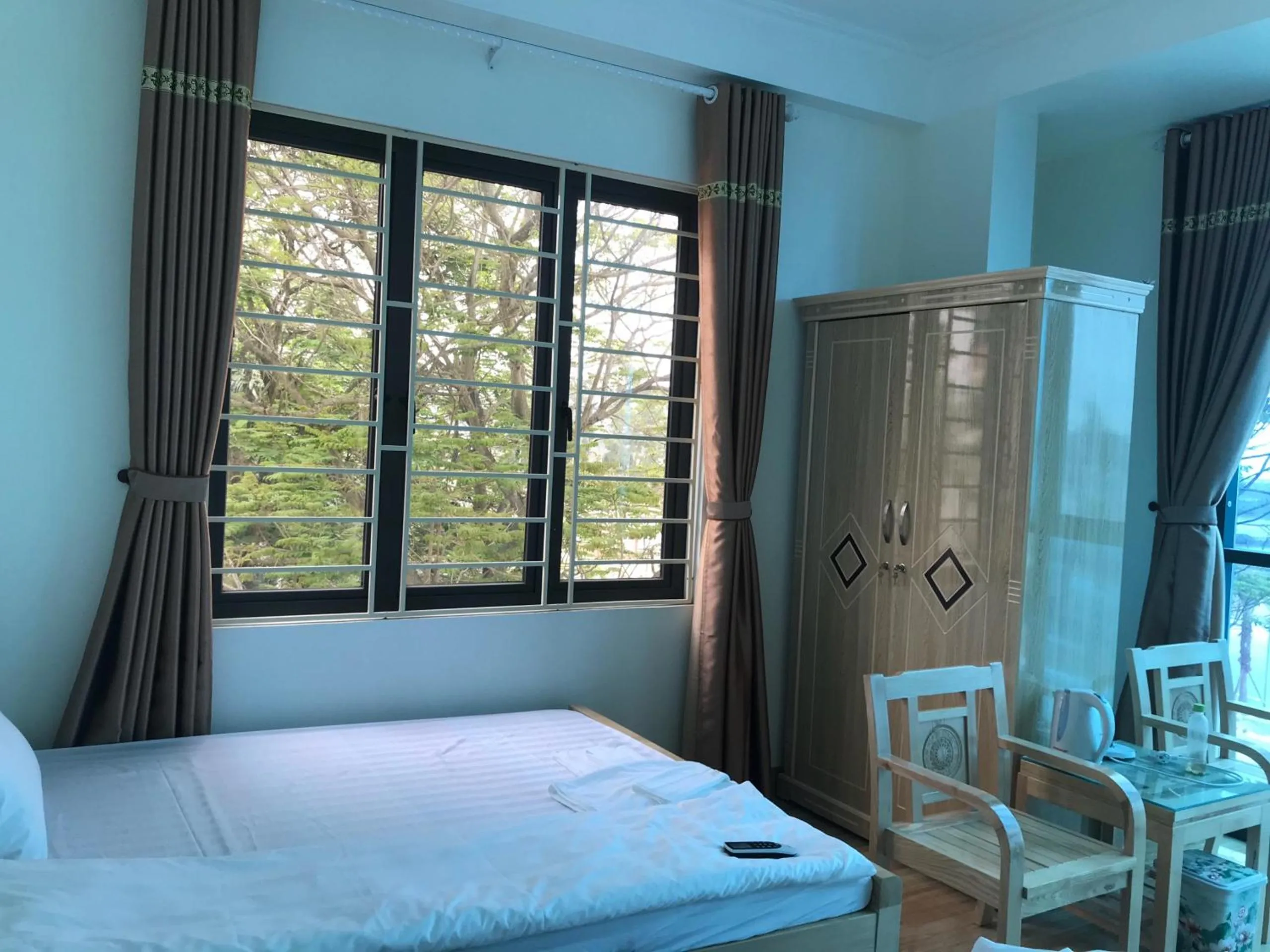 Bed in Gate Tuan Chau Hotel