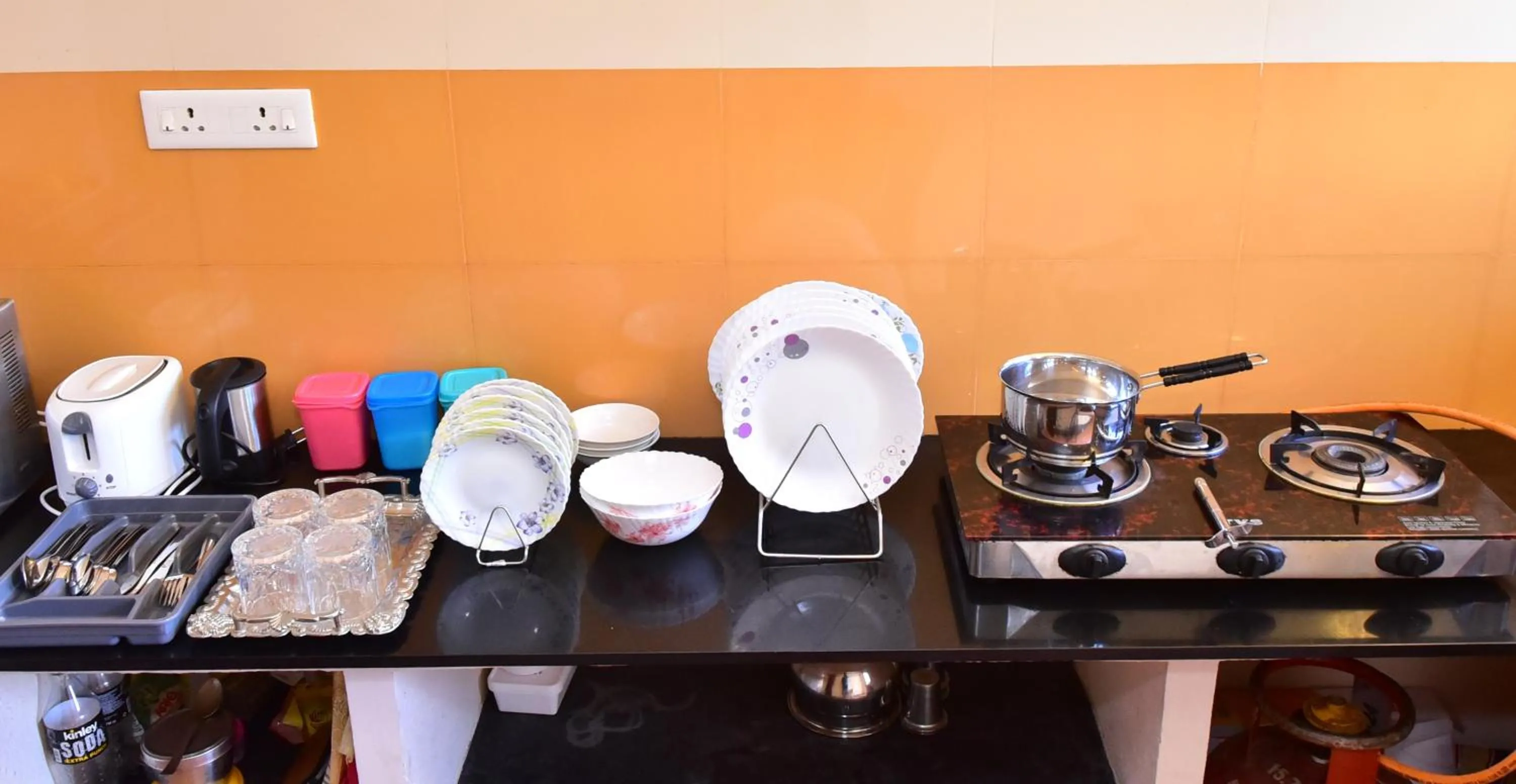 Kitchen or kitchenette in Villa Gomez Individual 2 bhk property at French Colony