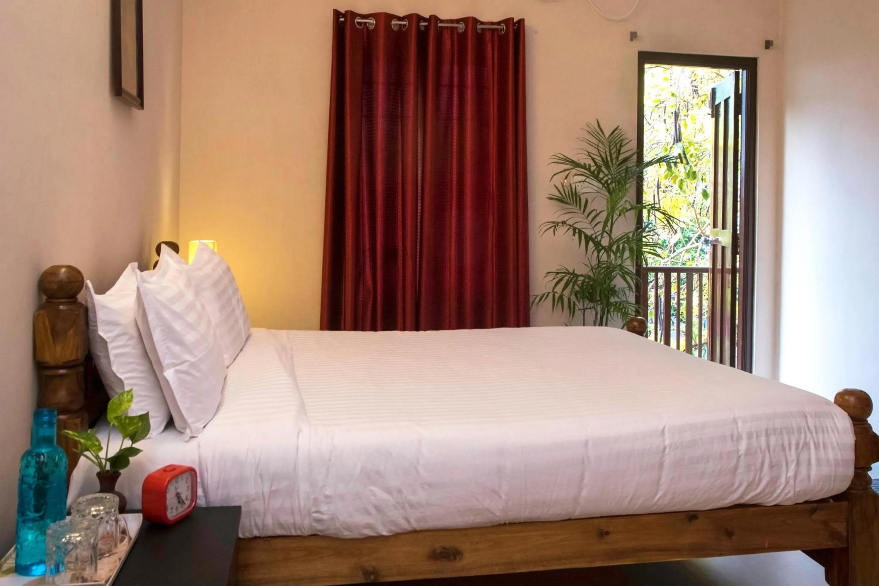 Bed in Villa Gomez Individual 2 bhk property at French Colony
