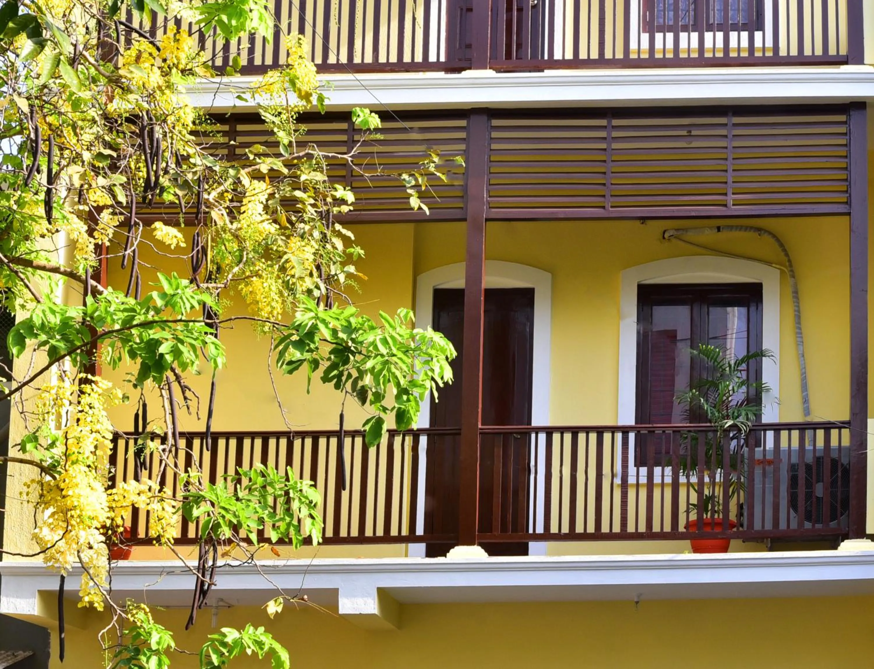 Patio in Villa Gomez Individual 2 bhk property at French Colony