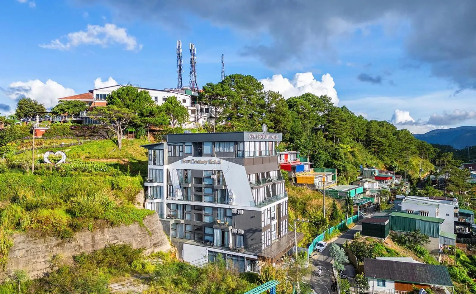 Property building in New Century Dalat Hotel