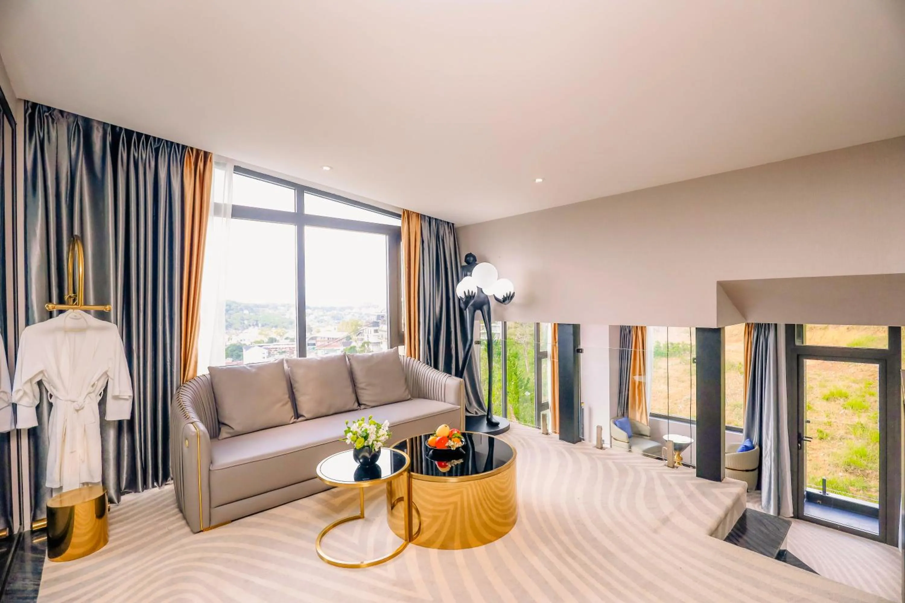 Living room in New Century Dalat Hotel