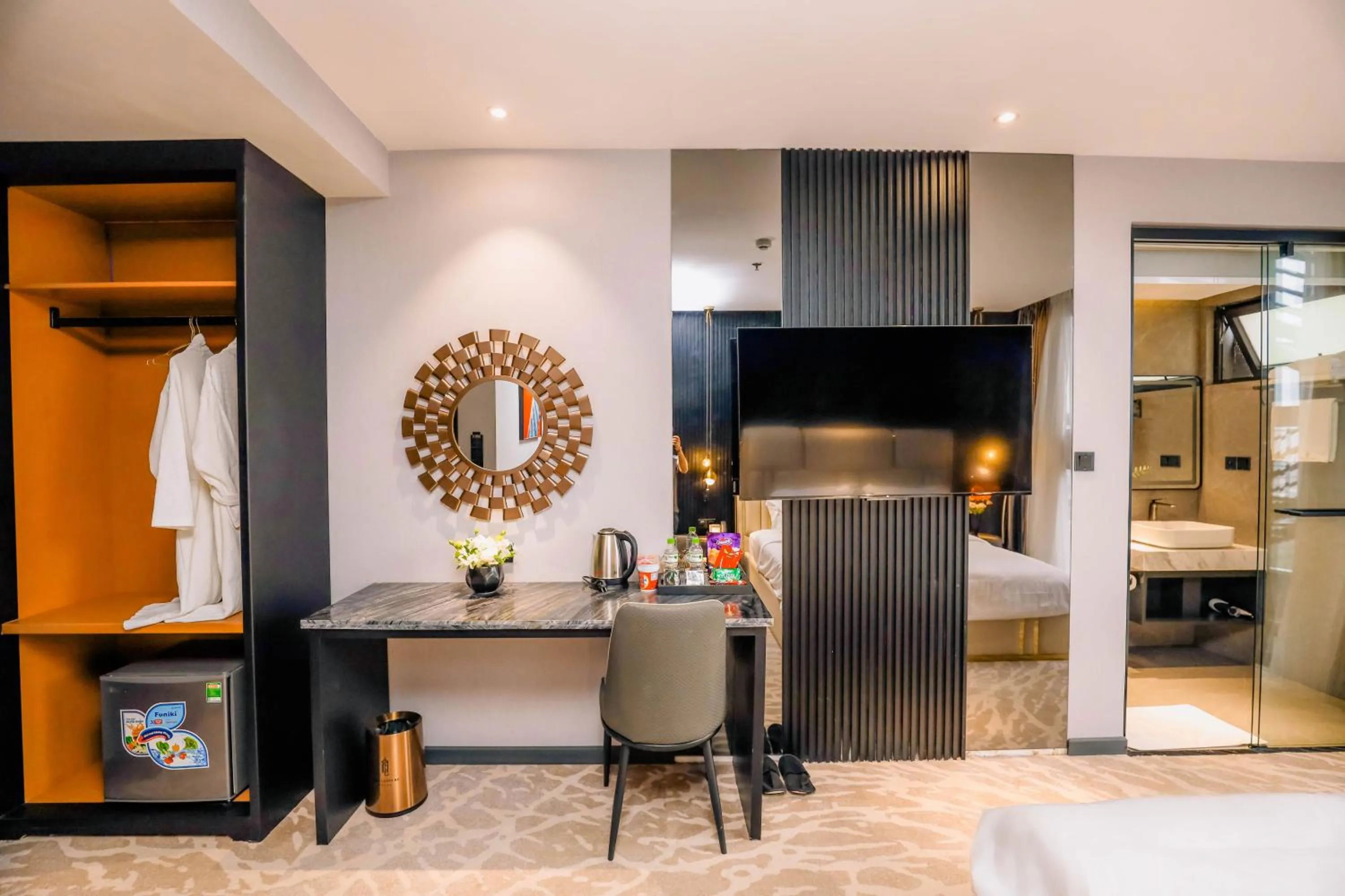 Bedroom in New Century Dalat Hotel