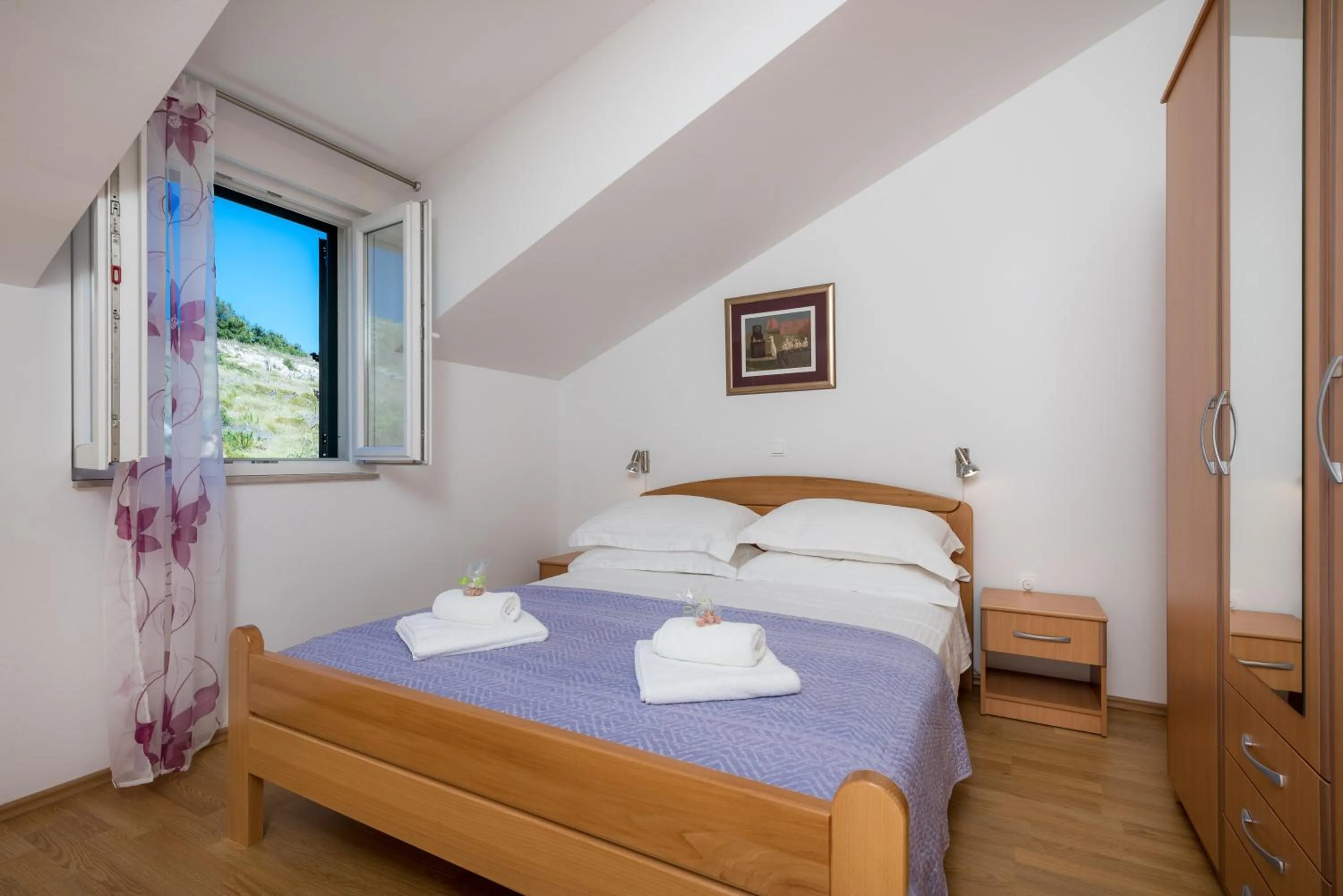 Bedroom, Bed in Apartments Plazibat