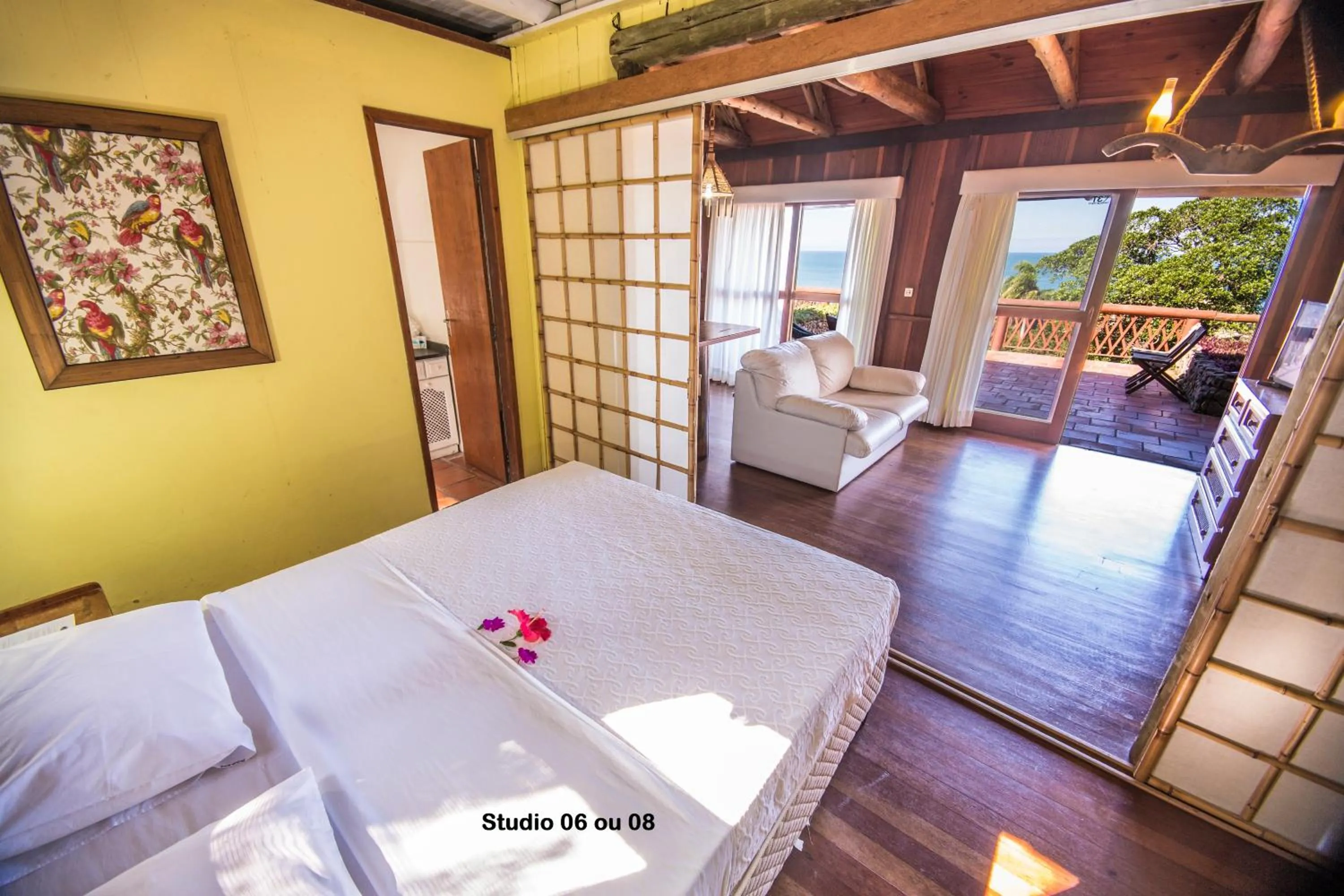 Bed in Vida Sol e Mar Ecoresort